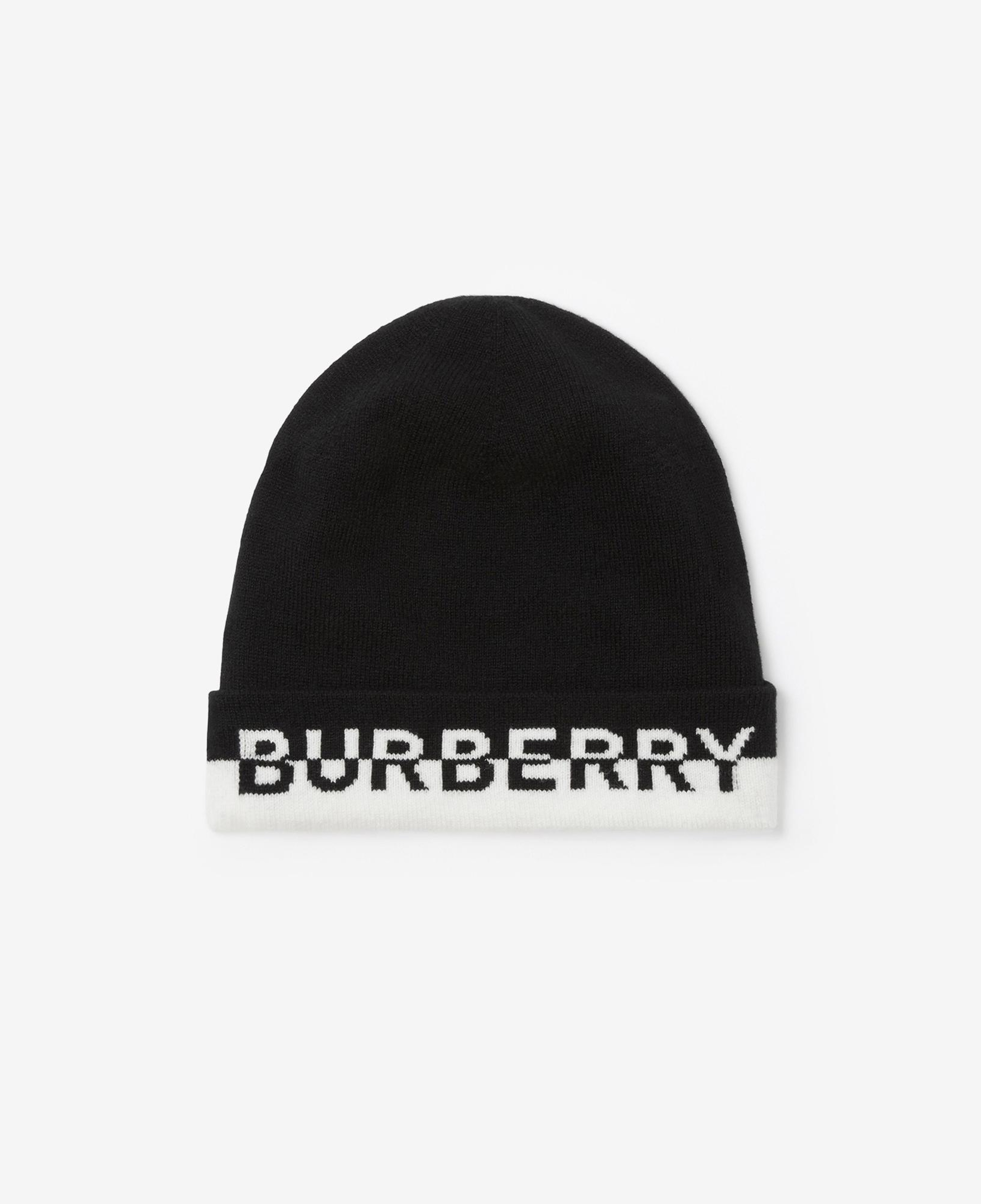 Burberry Core Logo Intarsia Cashmere Kadın Siyah Bere