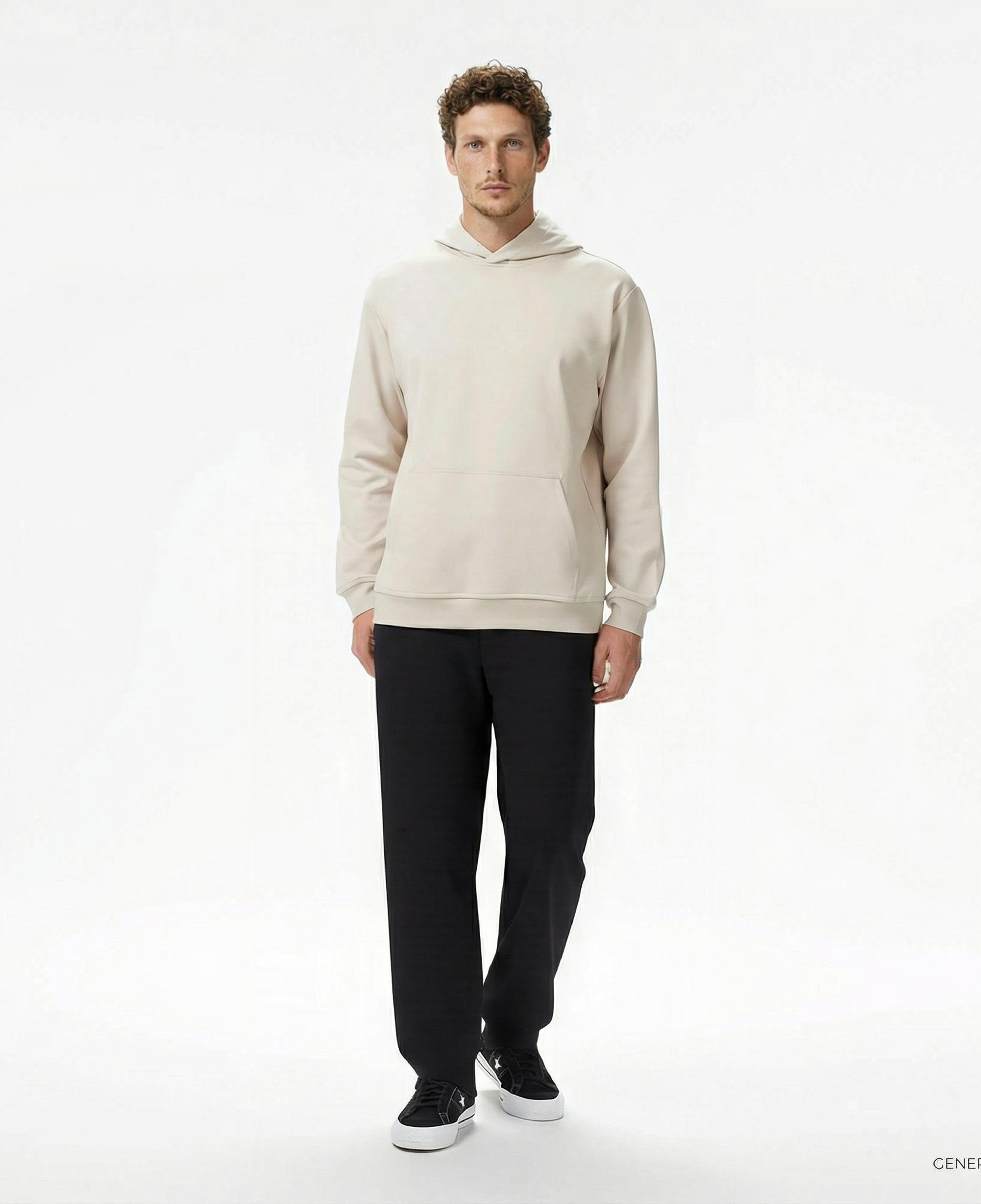 Converse Erkek Baskılı Siyah Pantolon