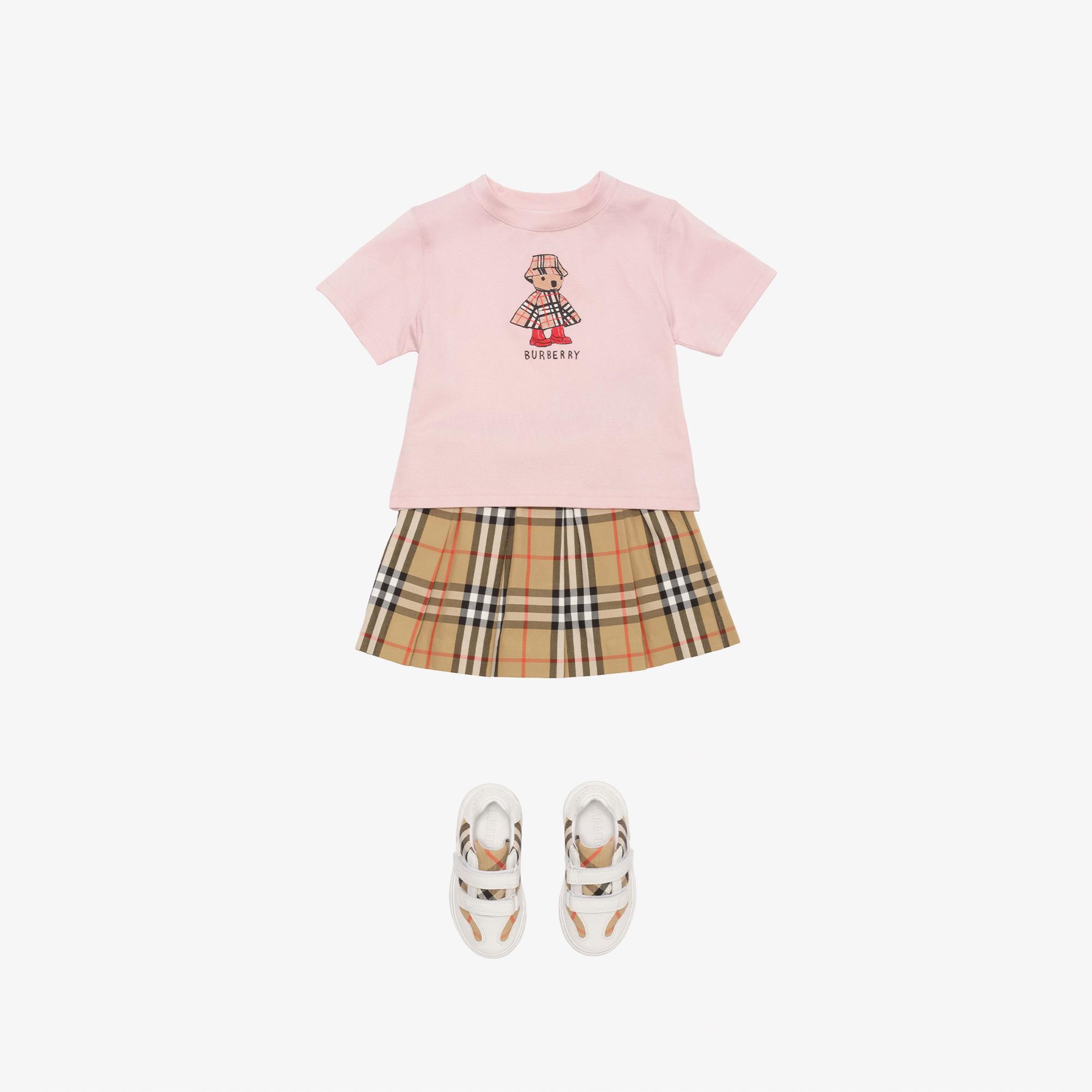 Burberry Cedar Teddy Çocuk Pembe T-Shirt