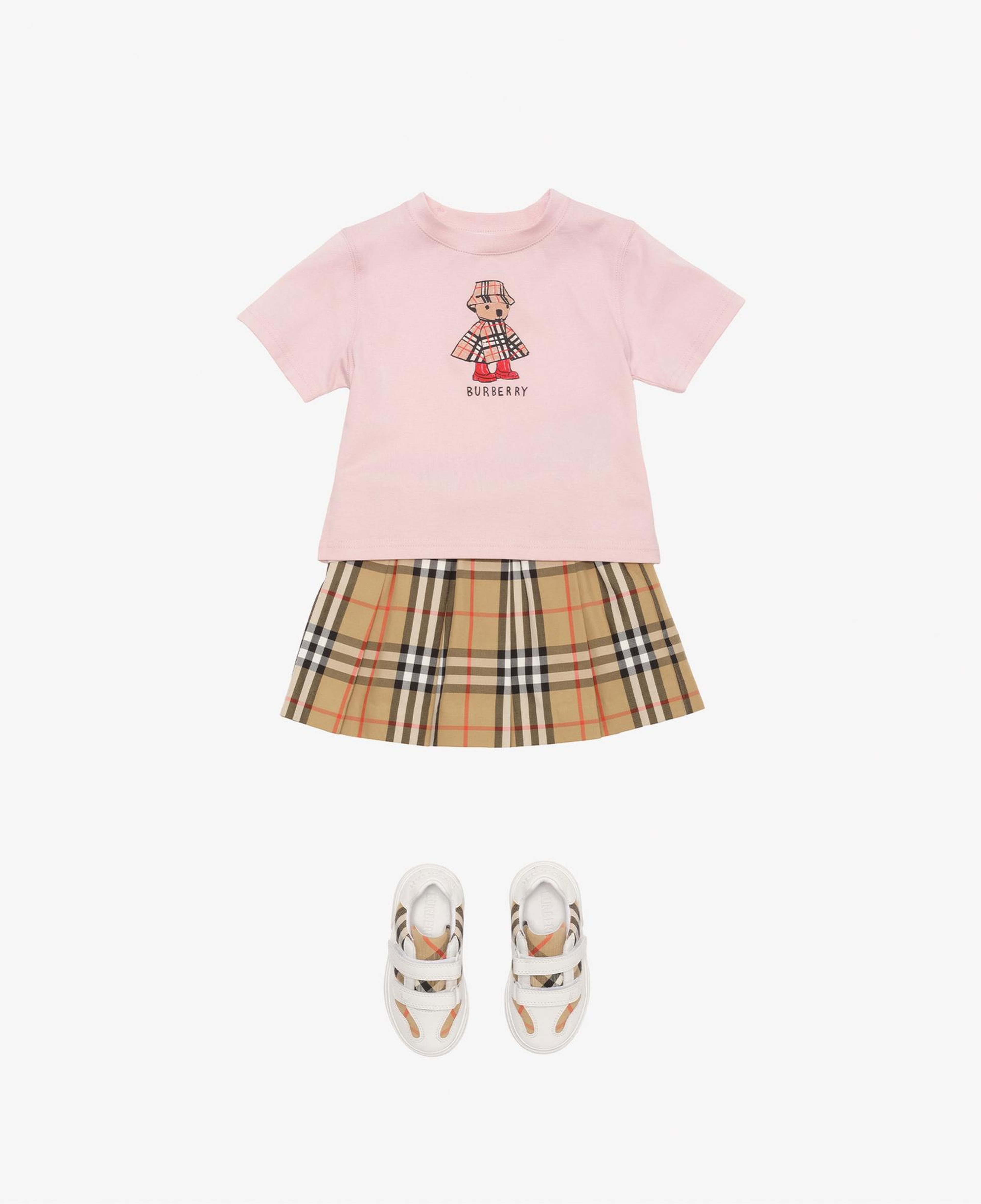 Burberry Cedar Teddy Çocuk Pembe T-Shirt