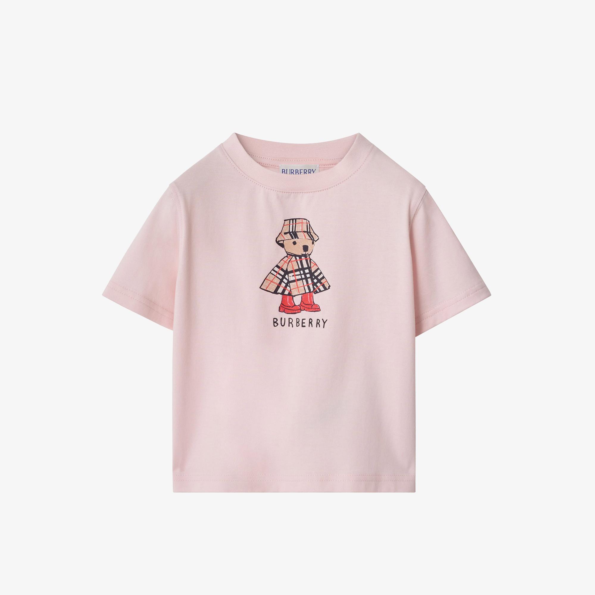 Burberry Cedar Teddy Çocuk Pembe T-Shirt