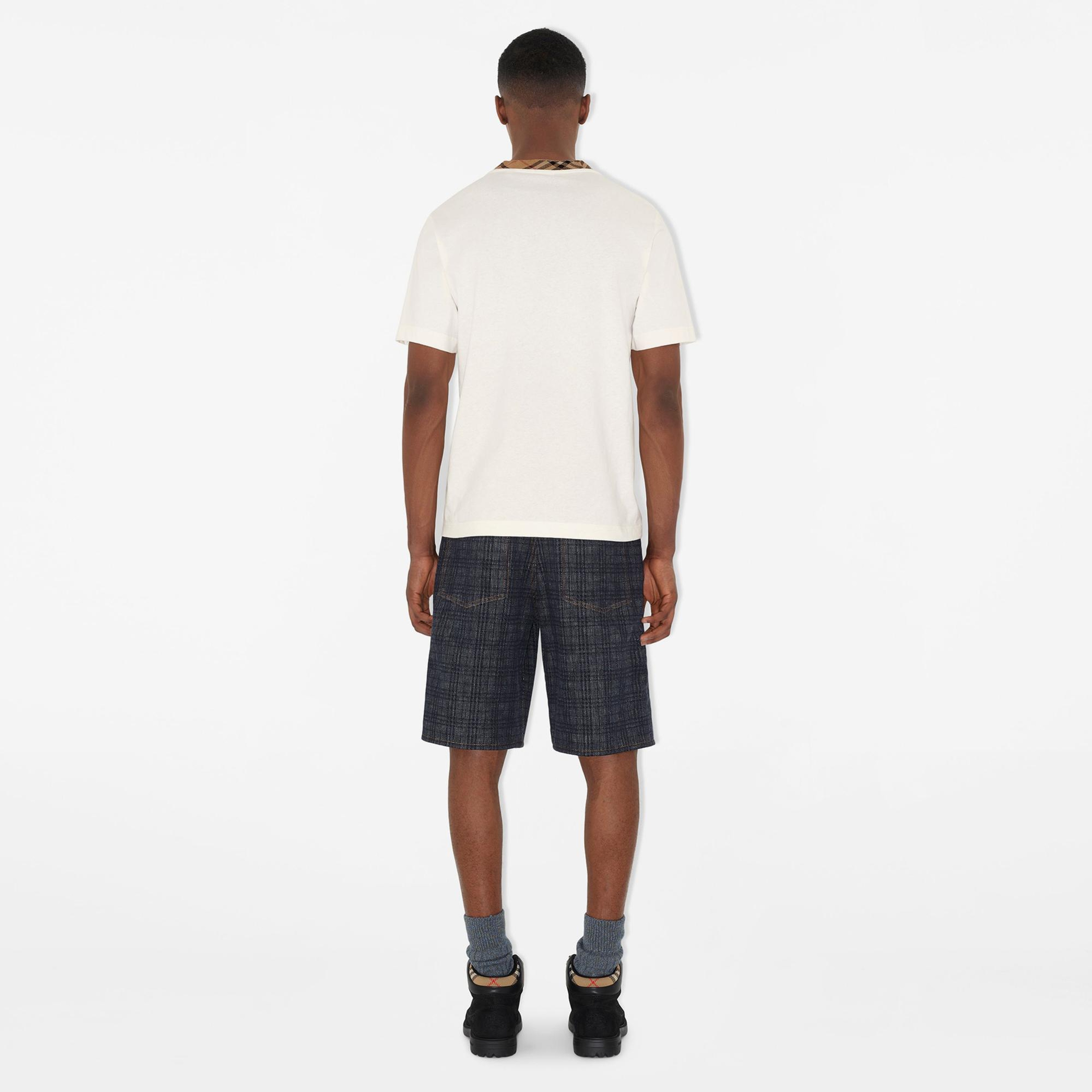 Burberry Erkek Beyaz T-Shirt