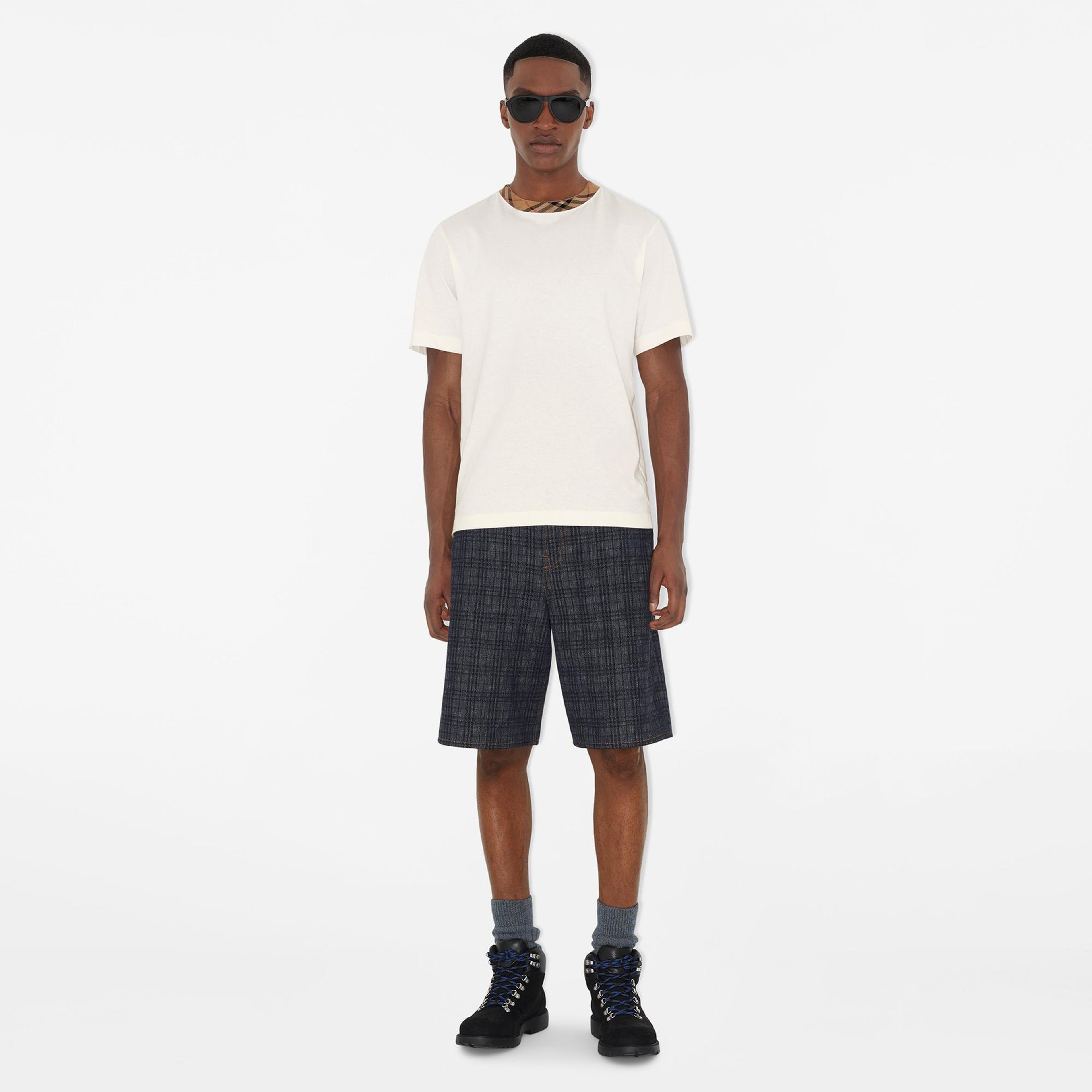 Burberry Erkek Beyaz T-Shirt