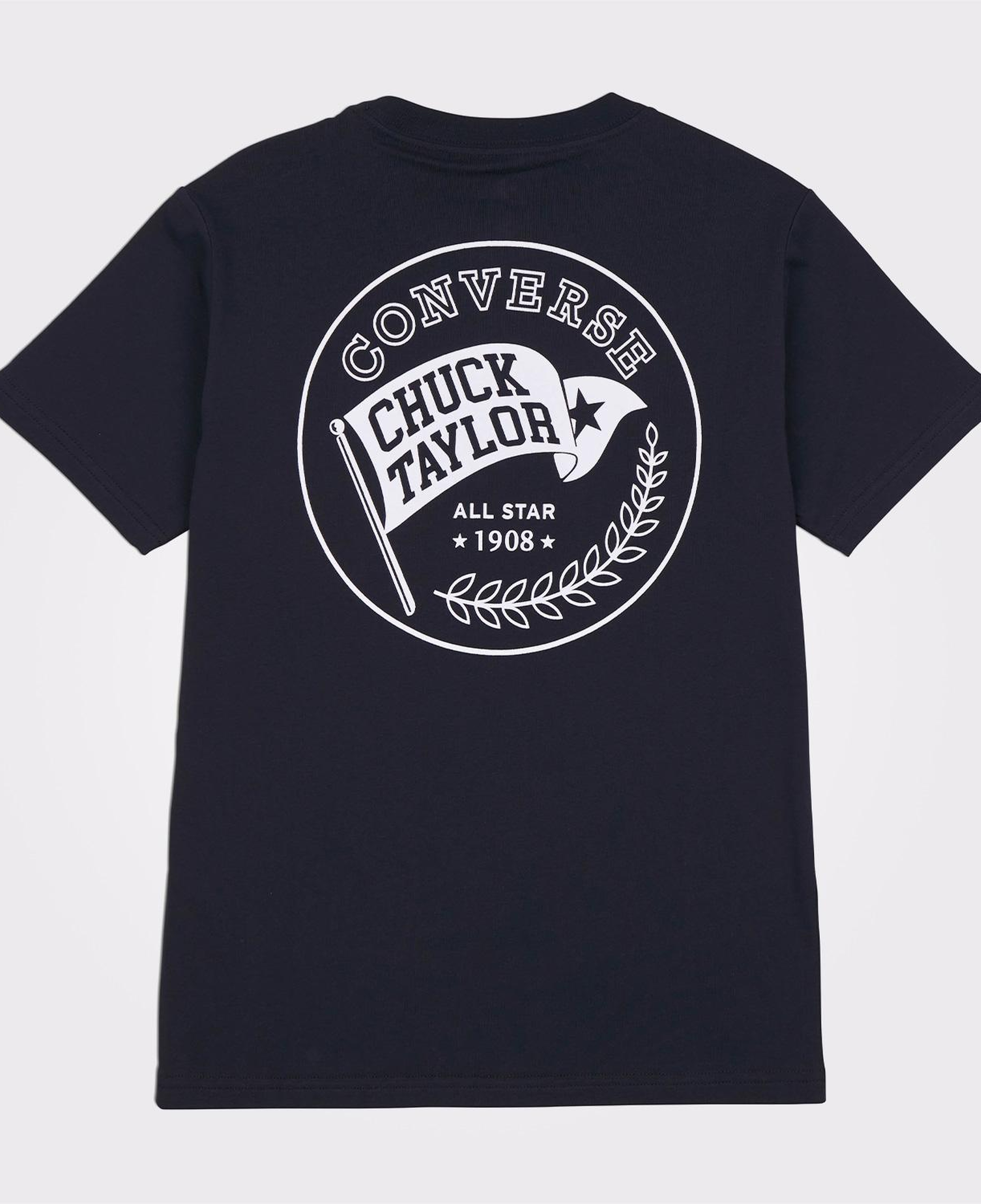 Converse Retro Flag Kadın Siyah T-Shirt