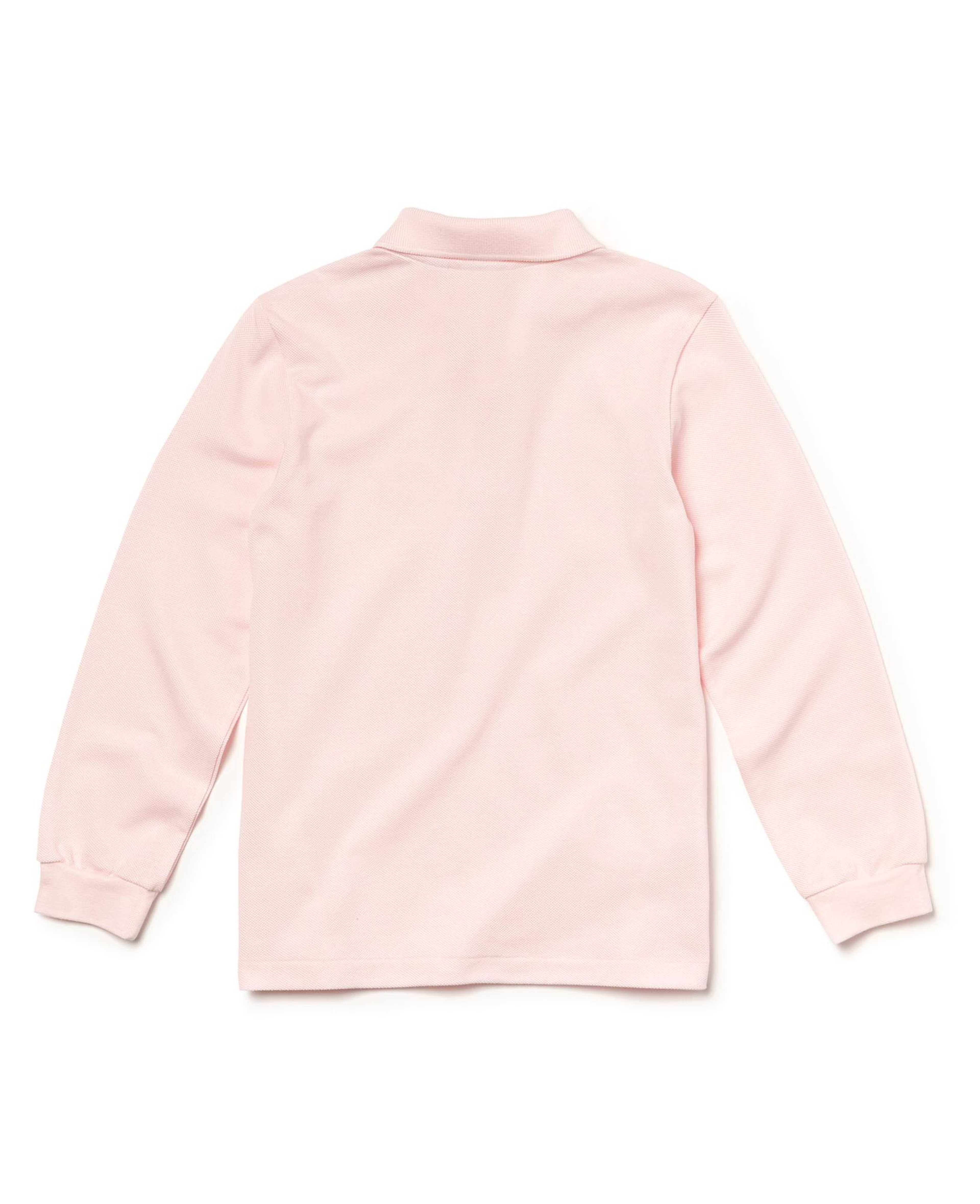 Lacoste Erkek Çocuk Regular Fit Uzun Kollu Pembe Polo