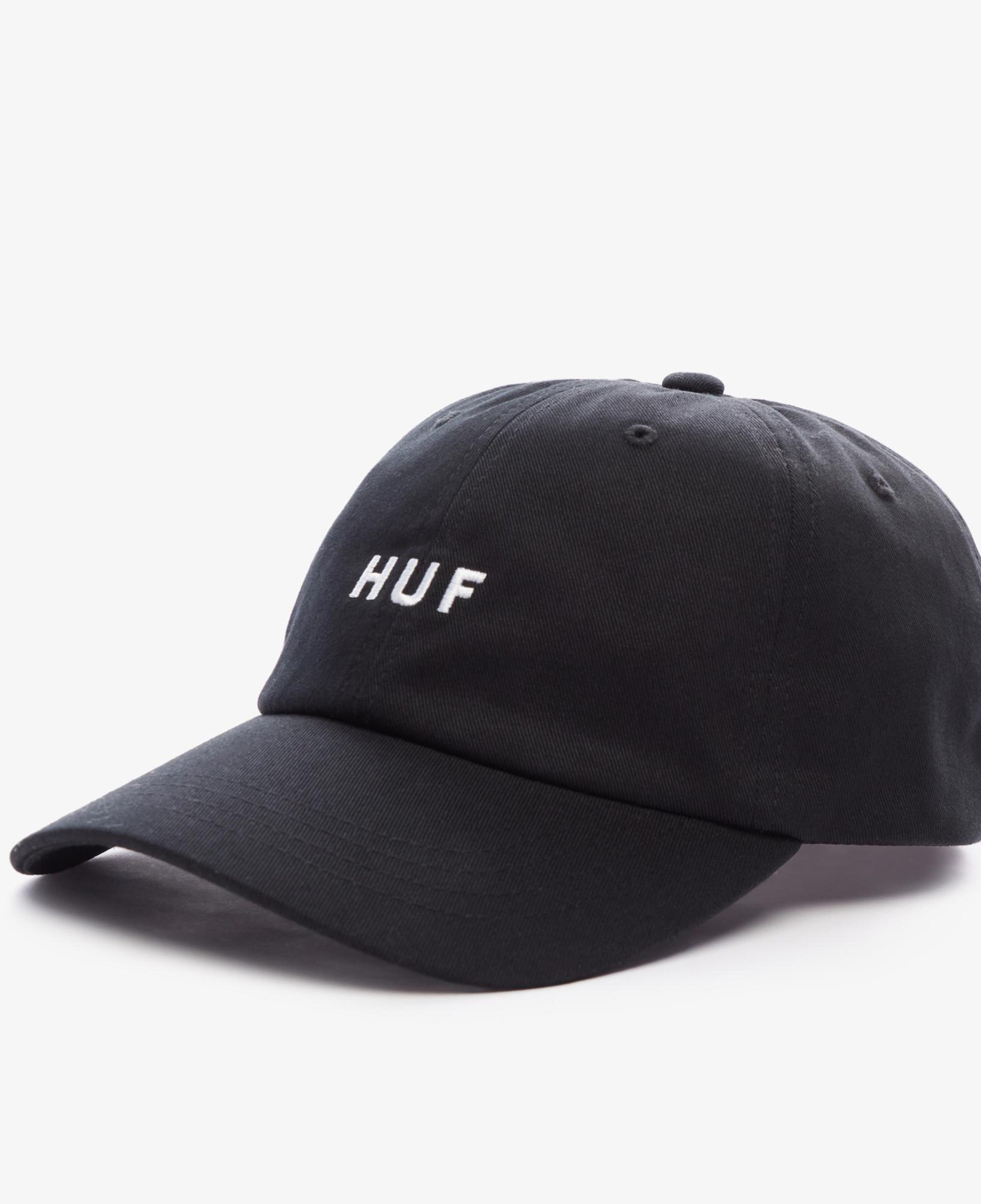 HUF Essentilals Logo Erkek Siyah Şapka