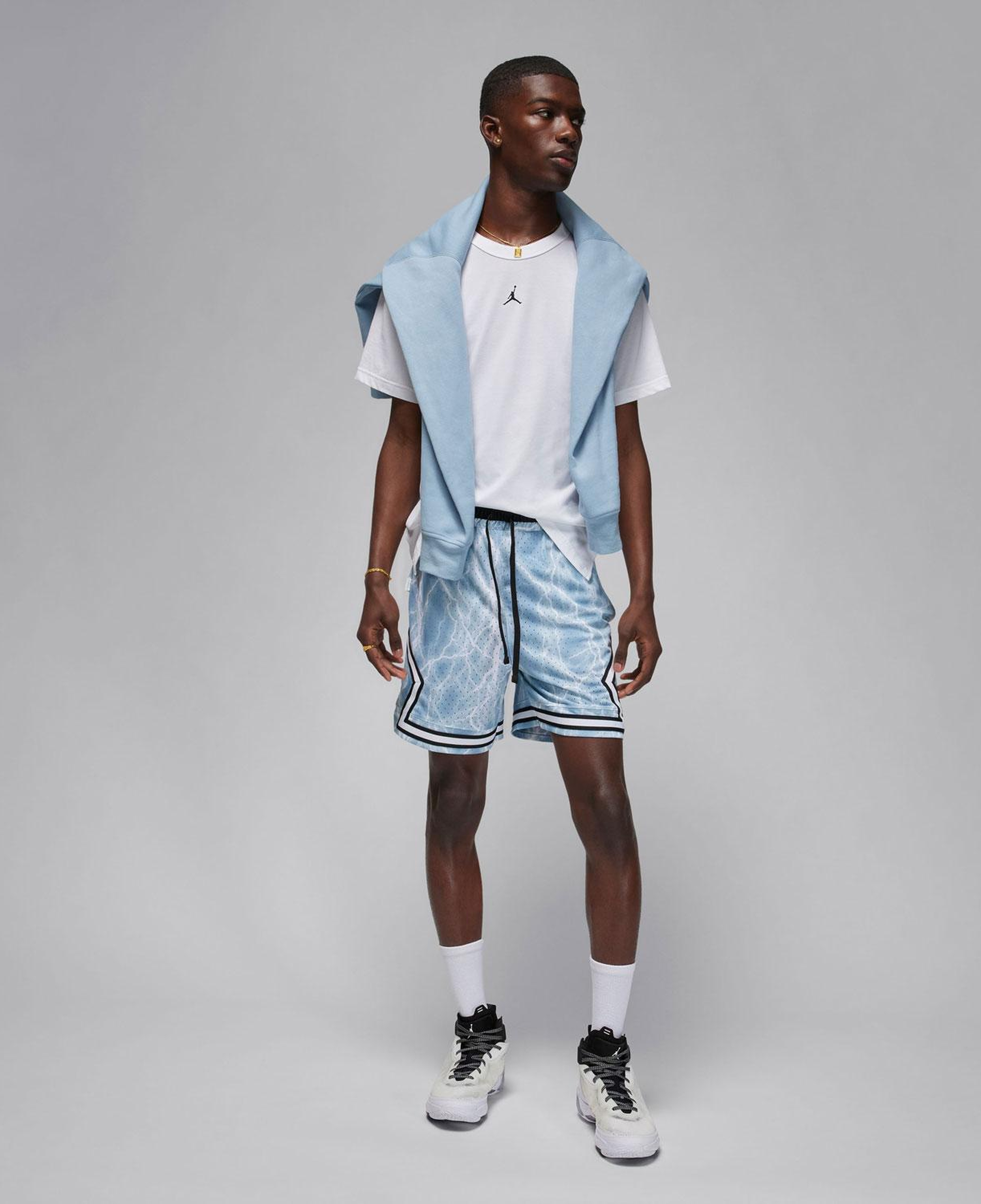 Jordan Dri-Fit Sport Erkek Beyaz T-Shirt