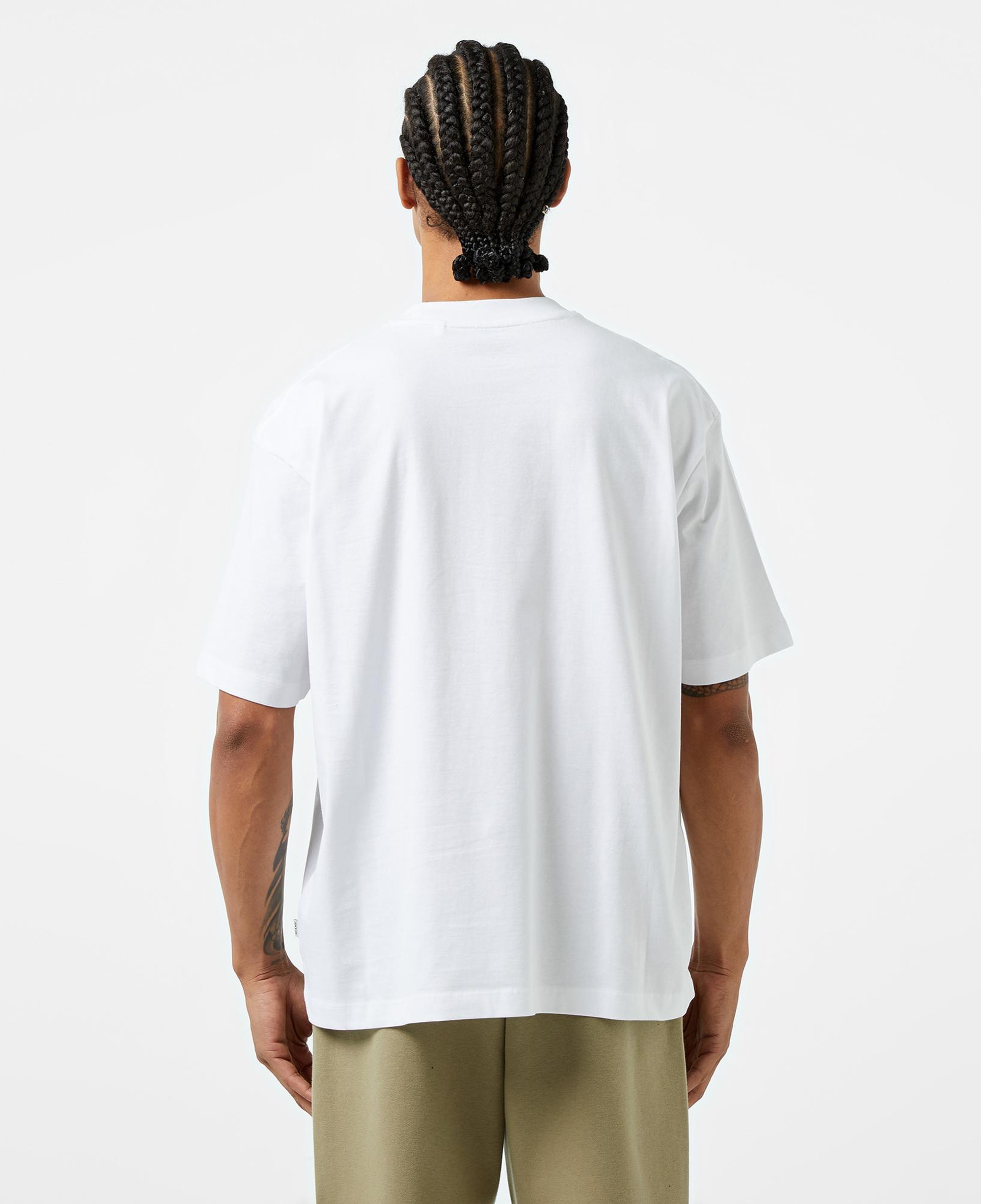 Guess Mini Tri Mid Organic Heavy Jersey 205 Erkek Beyaz T-Shirt