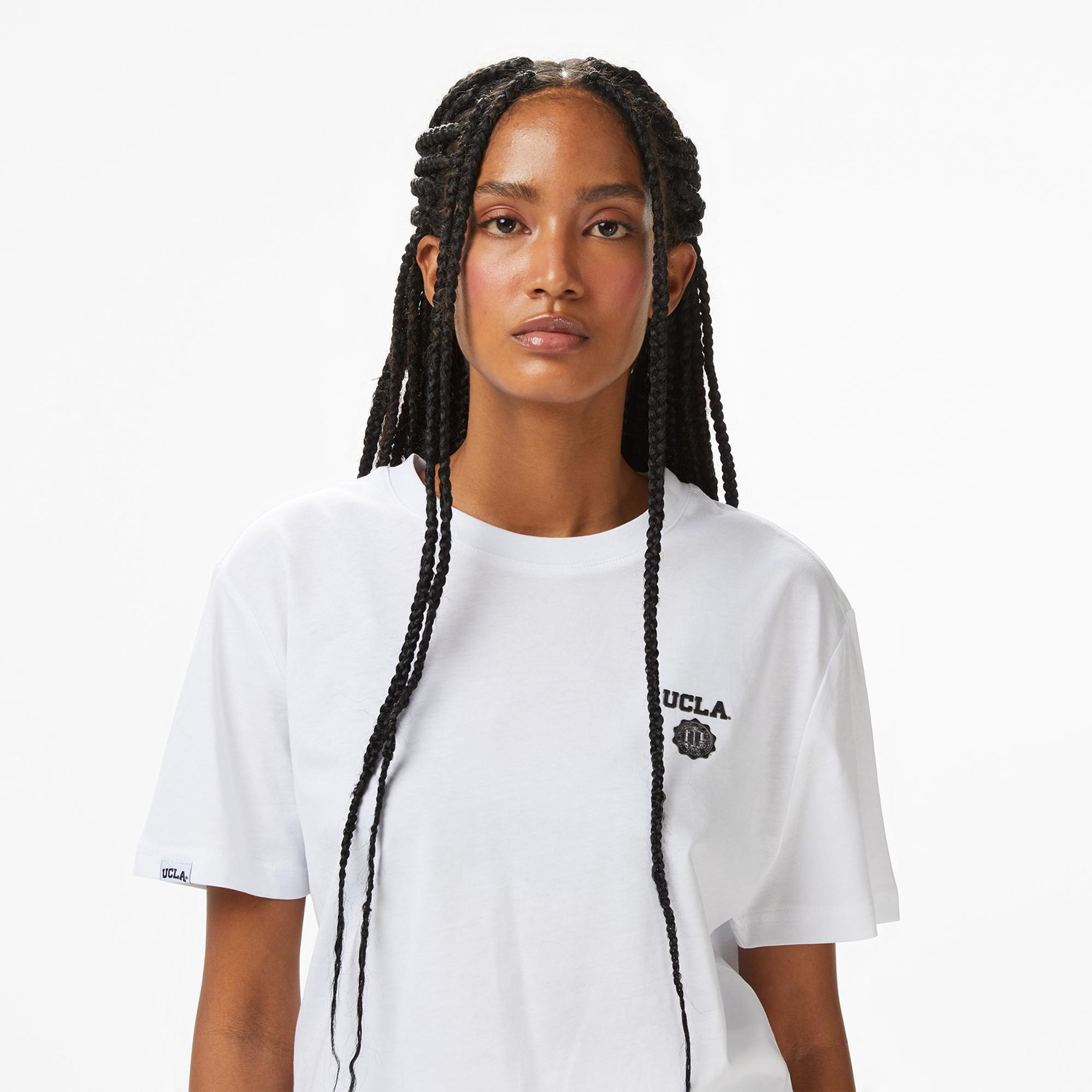 Ucla Bass Erkek Beyaz T-Shirt