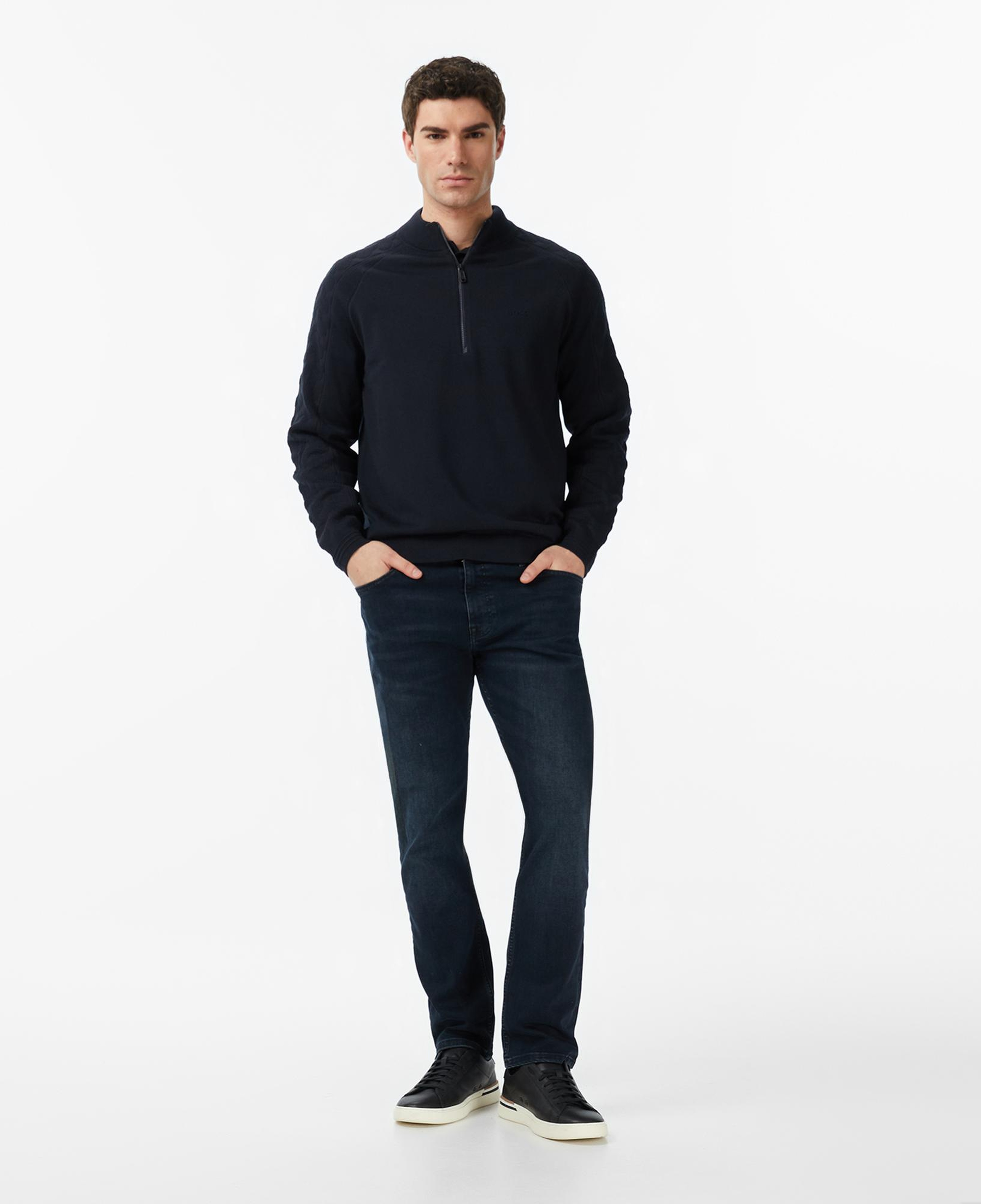 Boss Mirror Erkek Lacivert Triko