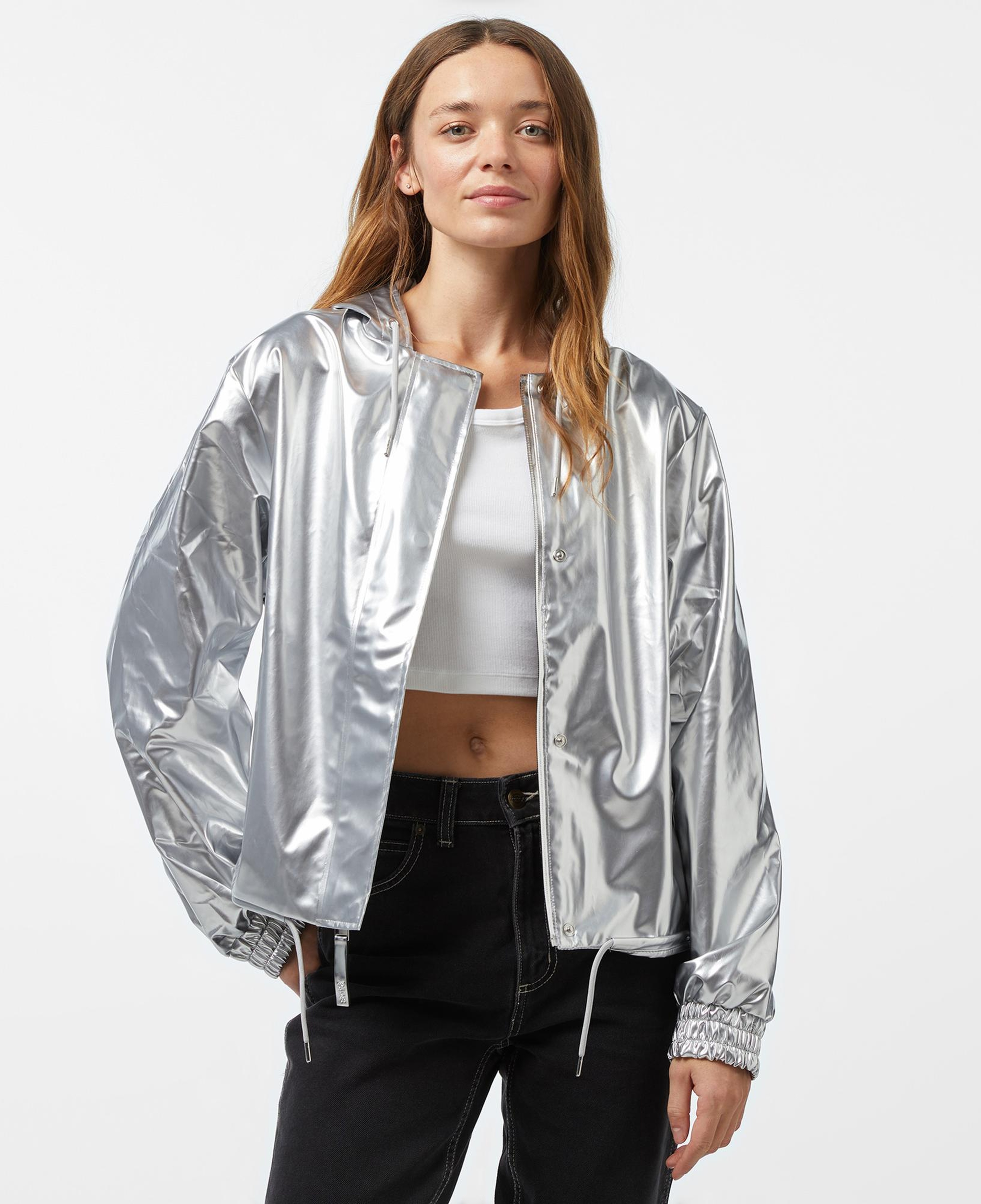 Rains String W3 Kadın Gri Ceket