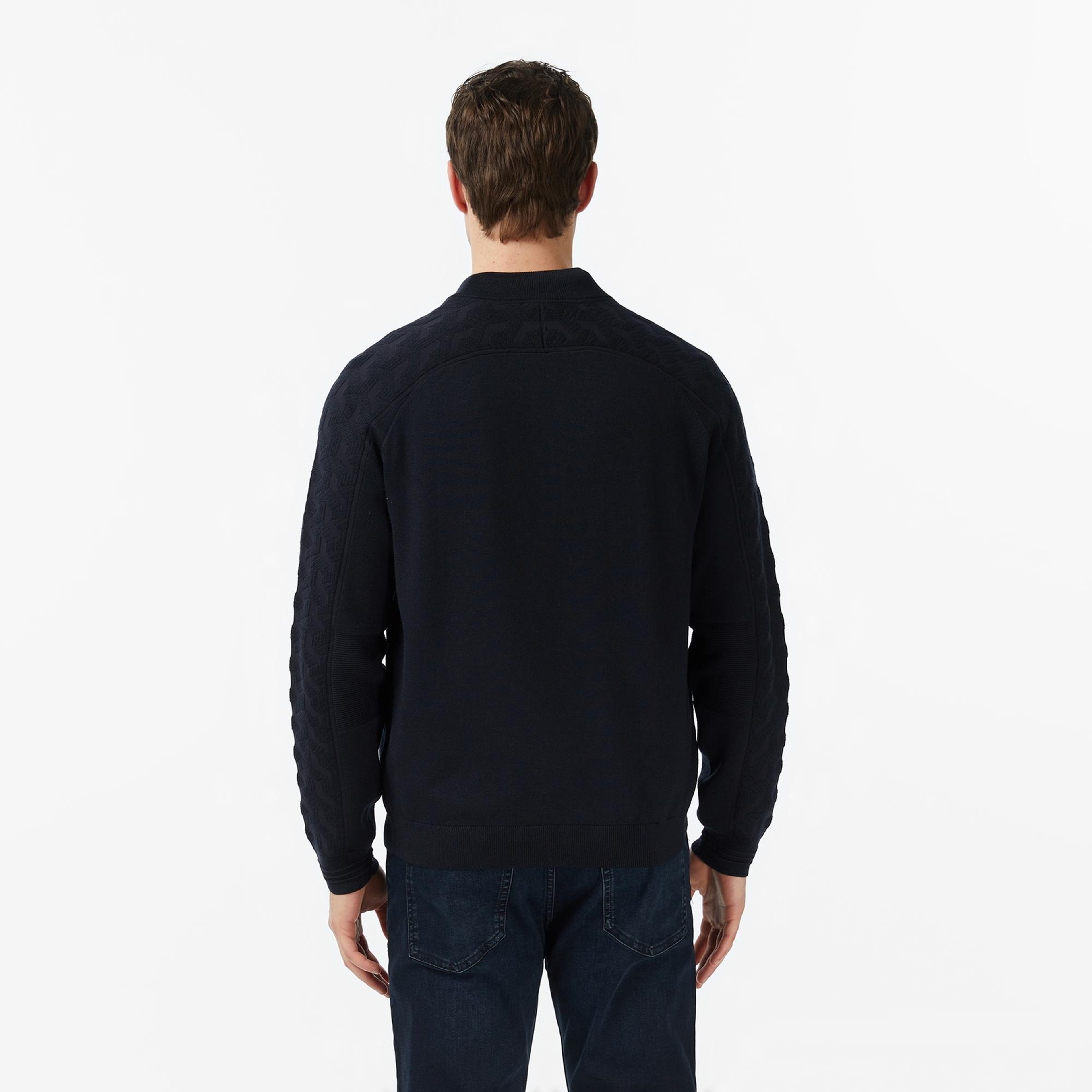 Boss Mirror Erkek Lacivert Triko