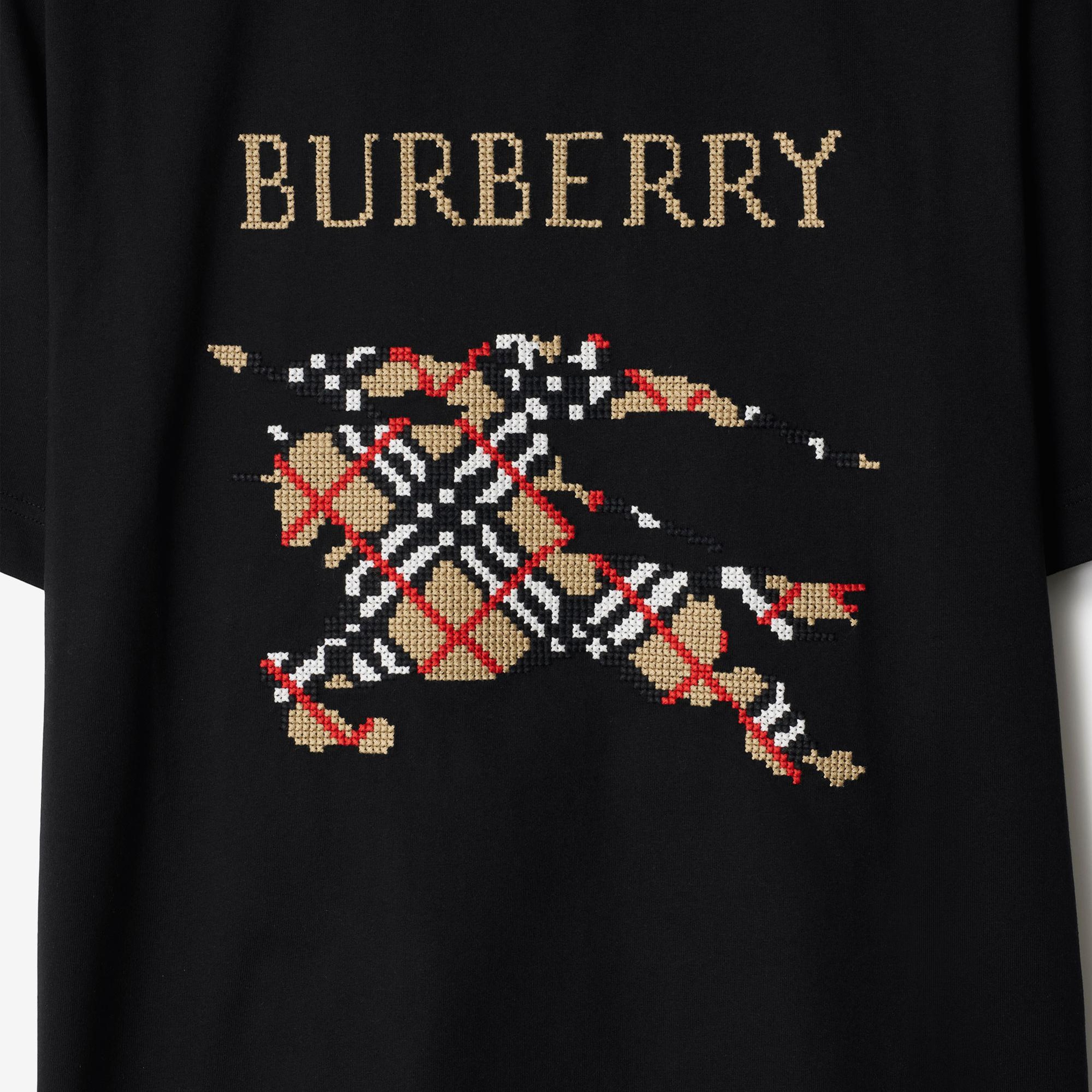 Burberry Erkek Siyah T-Shirt