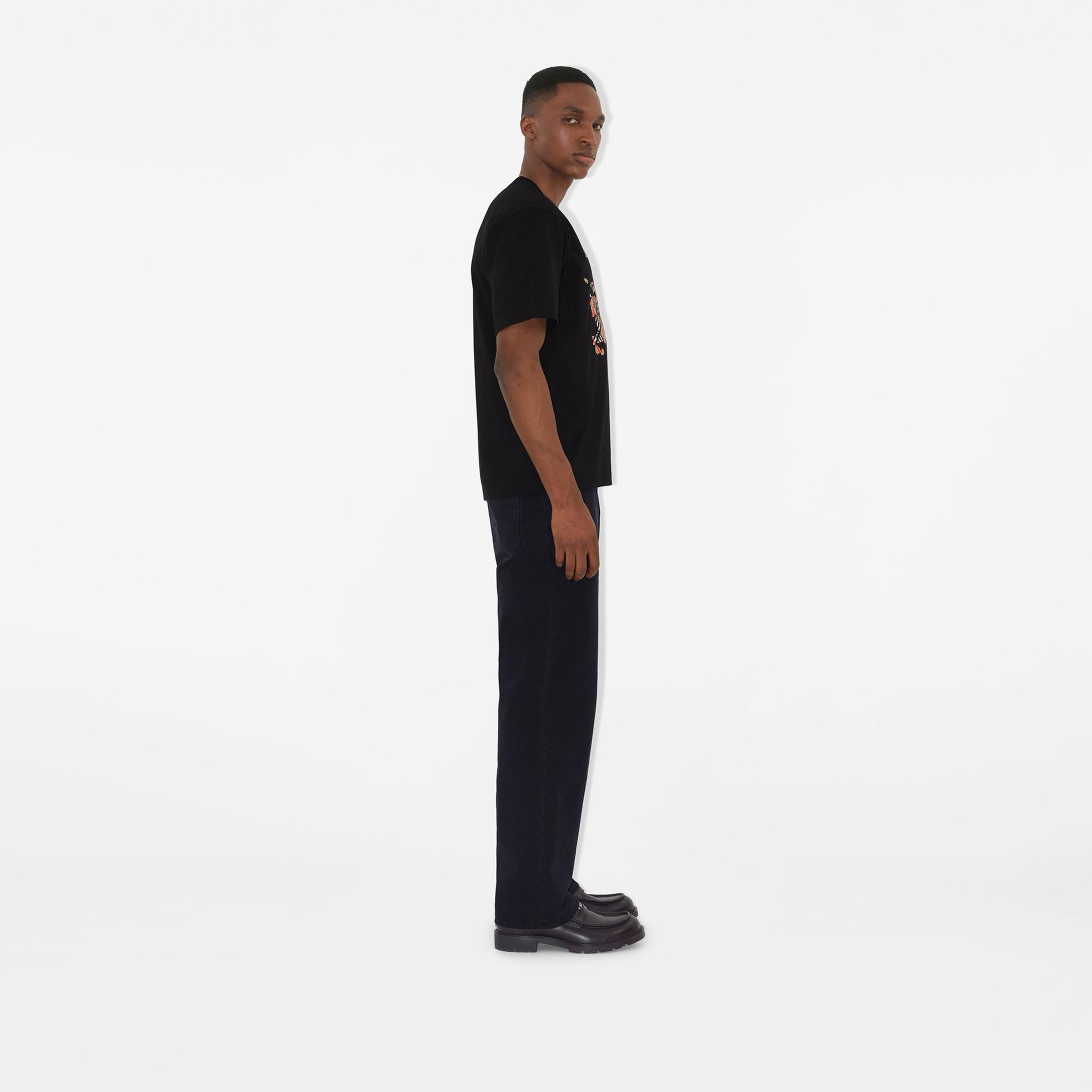 Burberry Erkek Siyah T-Shirt