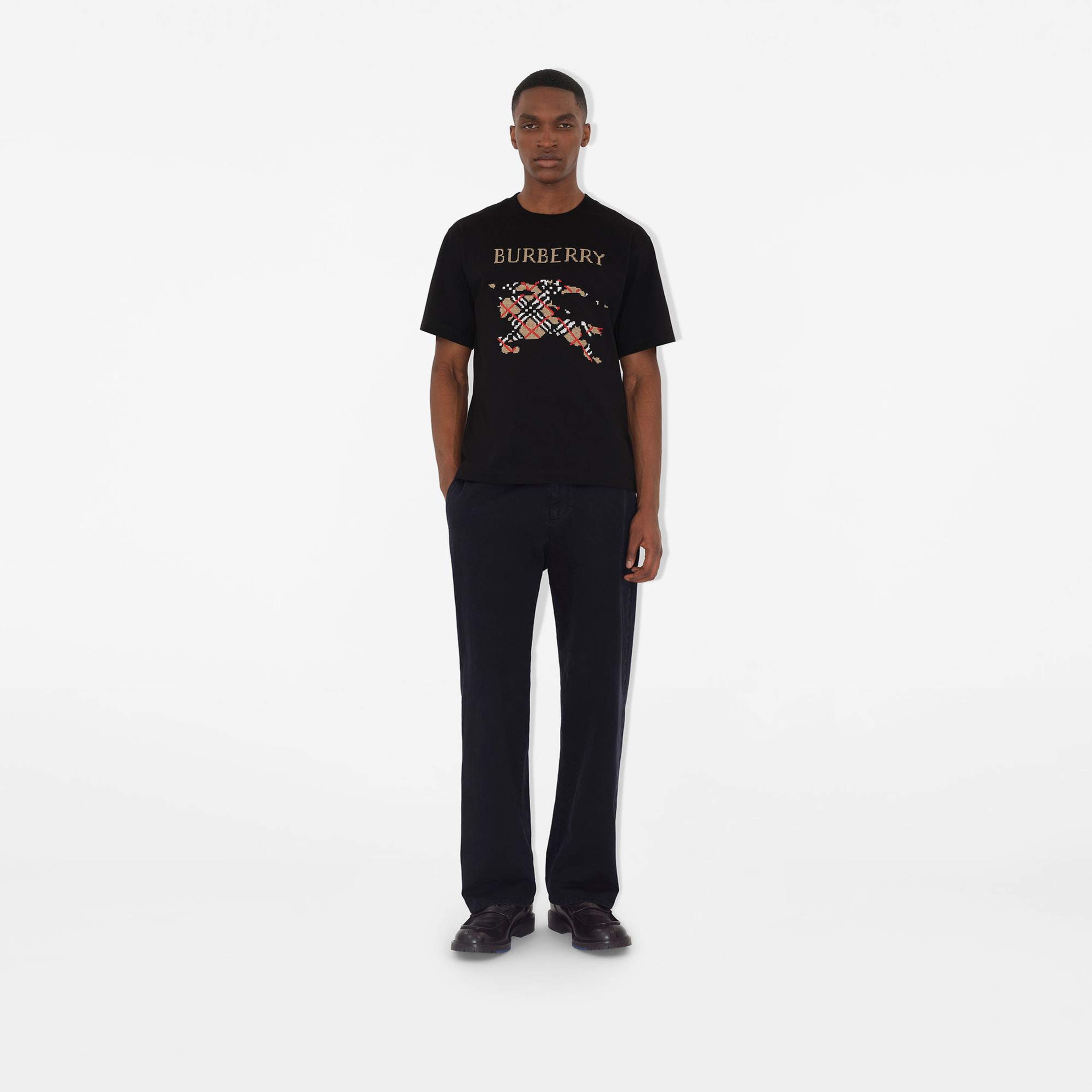 Burberry Erkek Siyah T-Shirt