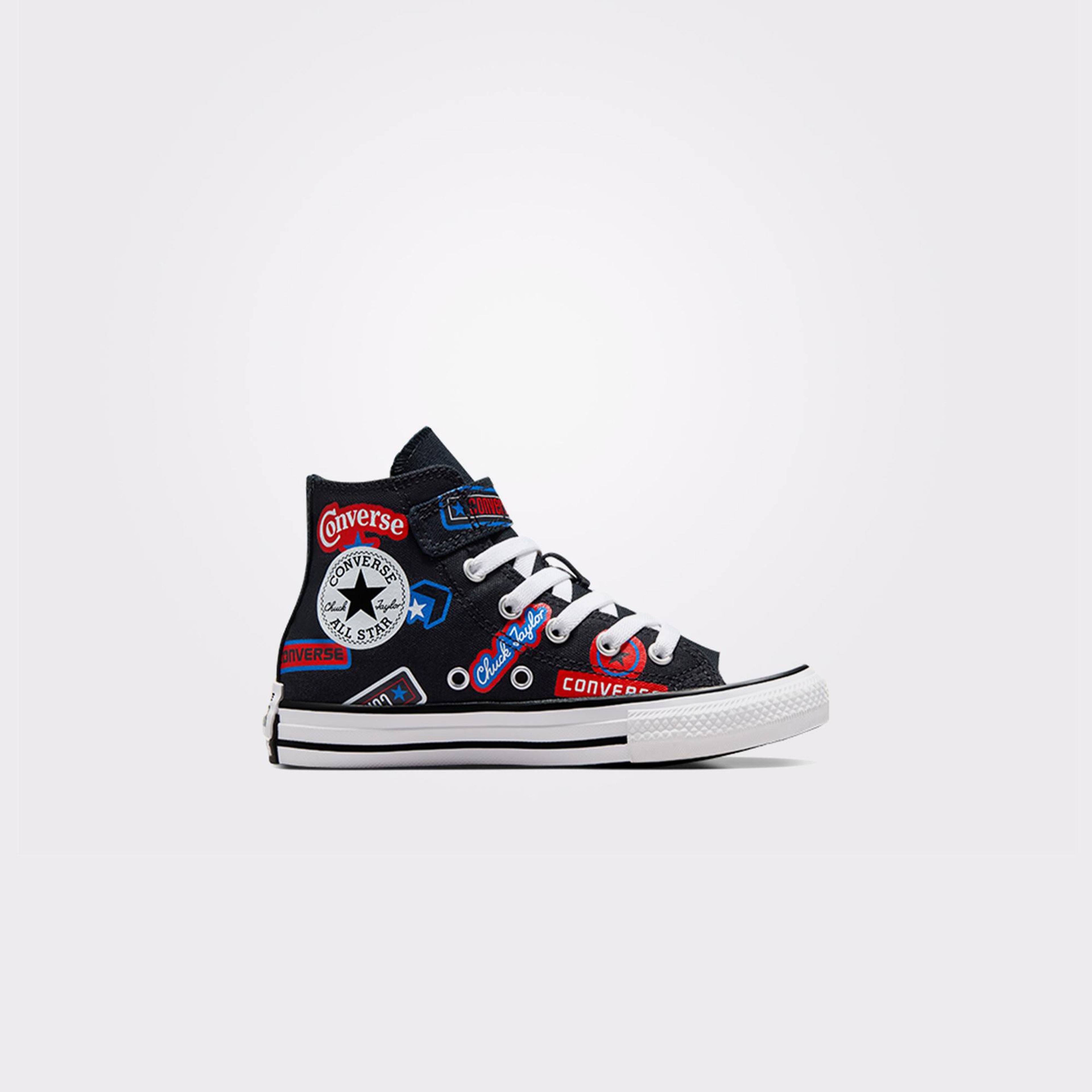 Converse Chuck Taylor All Star Stickers Çocuk Siyah Sneaker