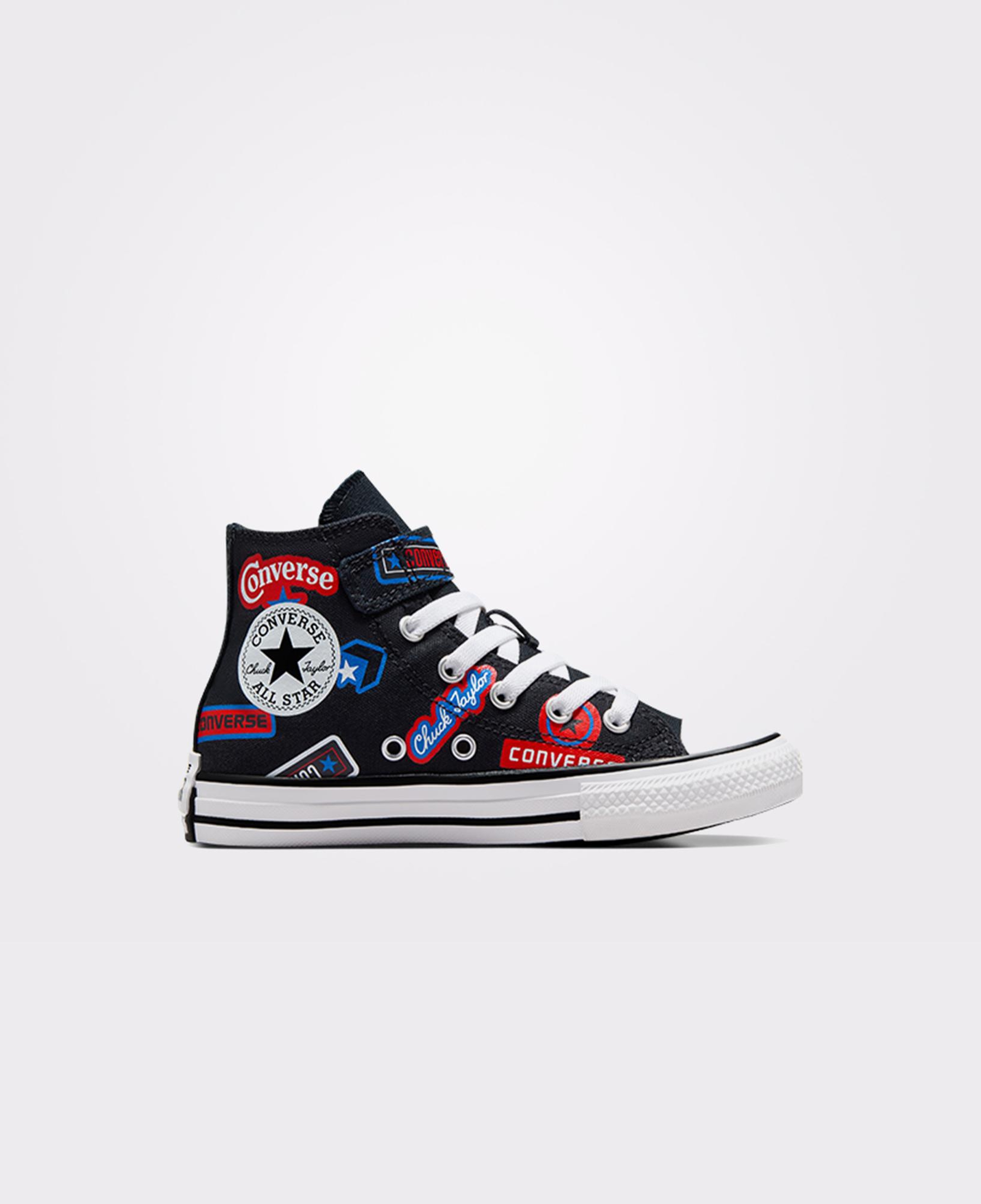 Converse Chuck Taylor All Star Stickers Çocuk Siyah Sneaker