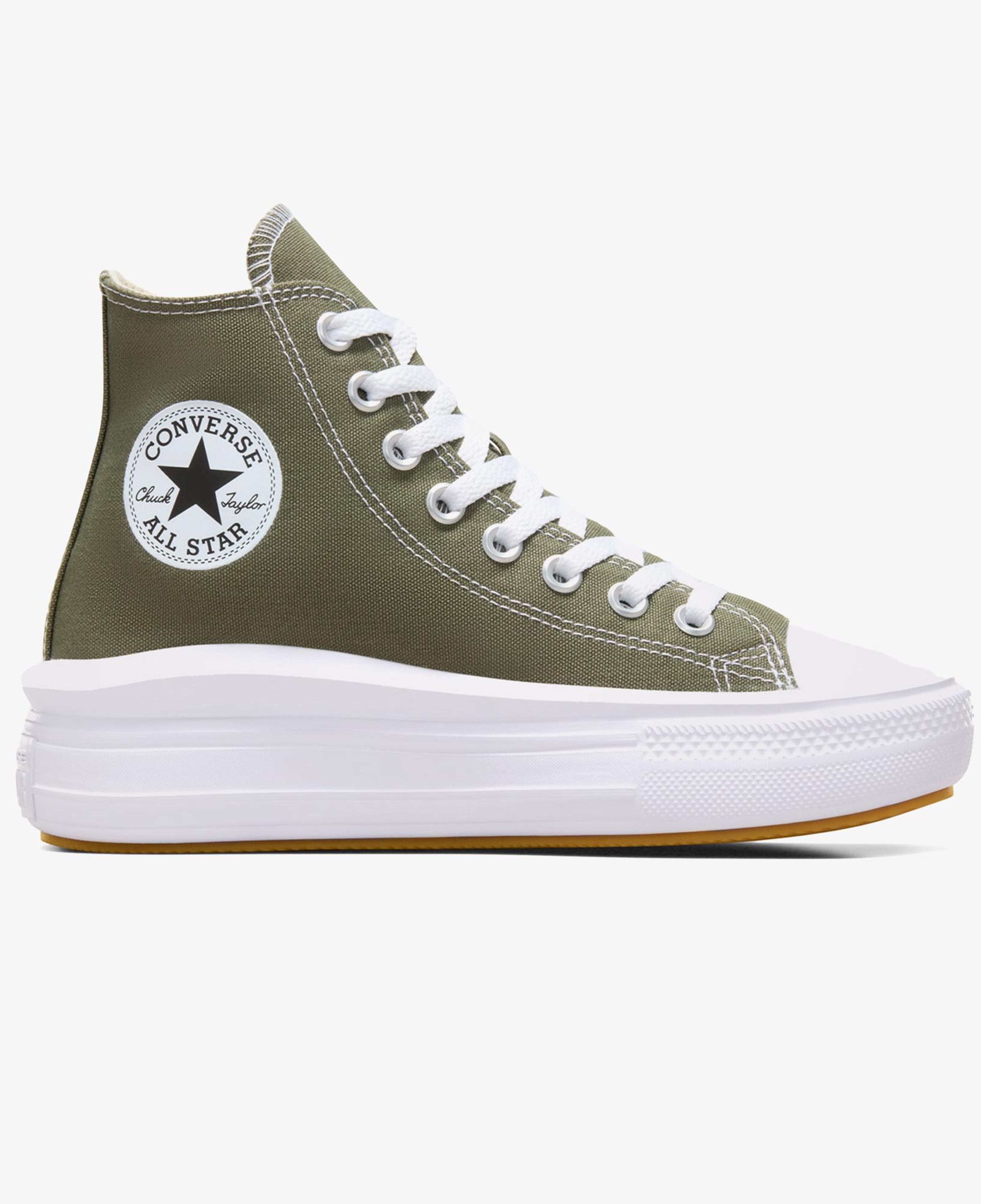 Converse Chuck Taylor All Star Move Platform Kadın Haki Sneaker