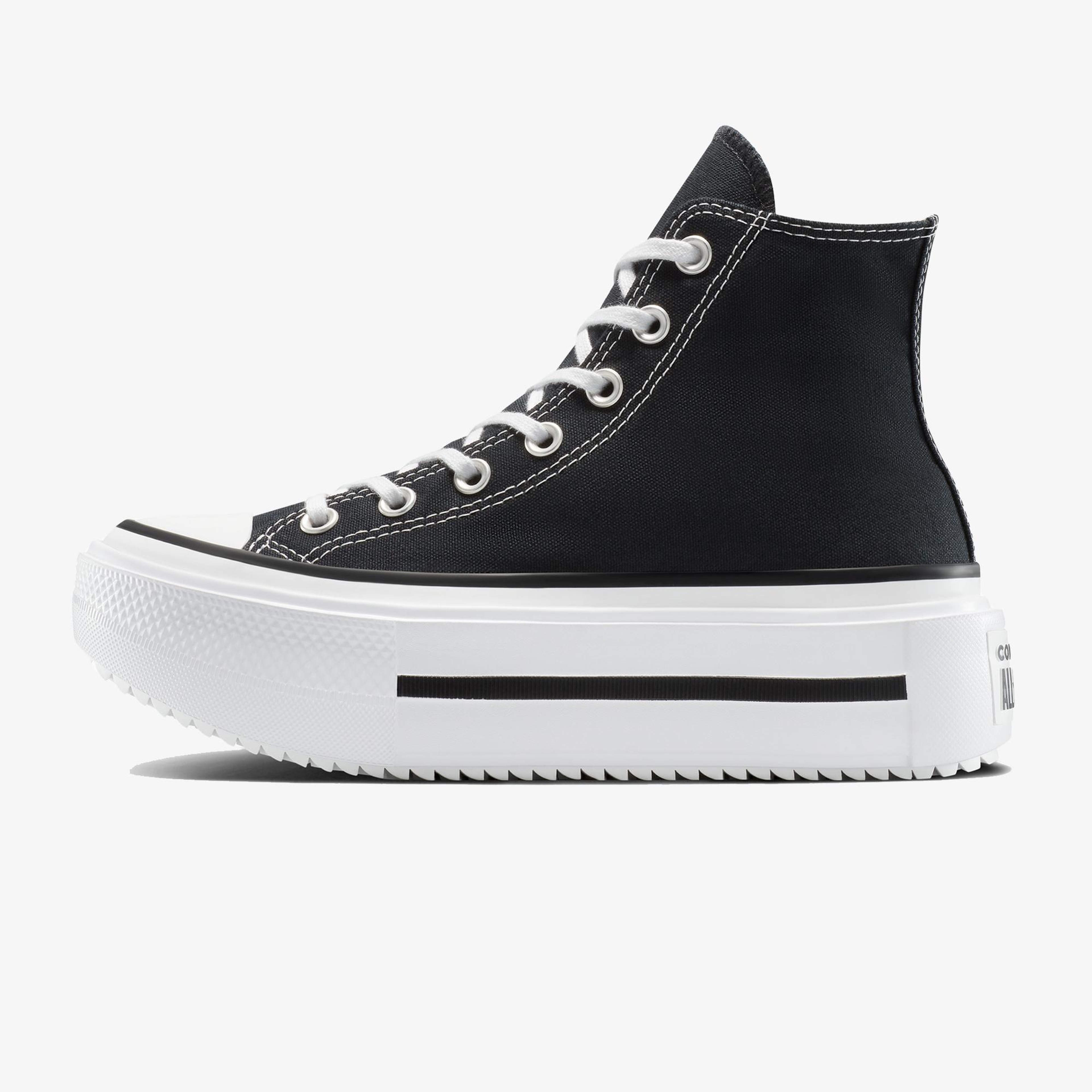 Converse Chuck Taylor All Star Lift Double Stack Unisex Siyah Sneaker