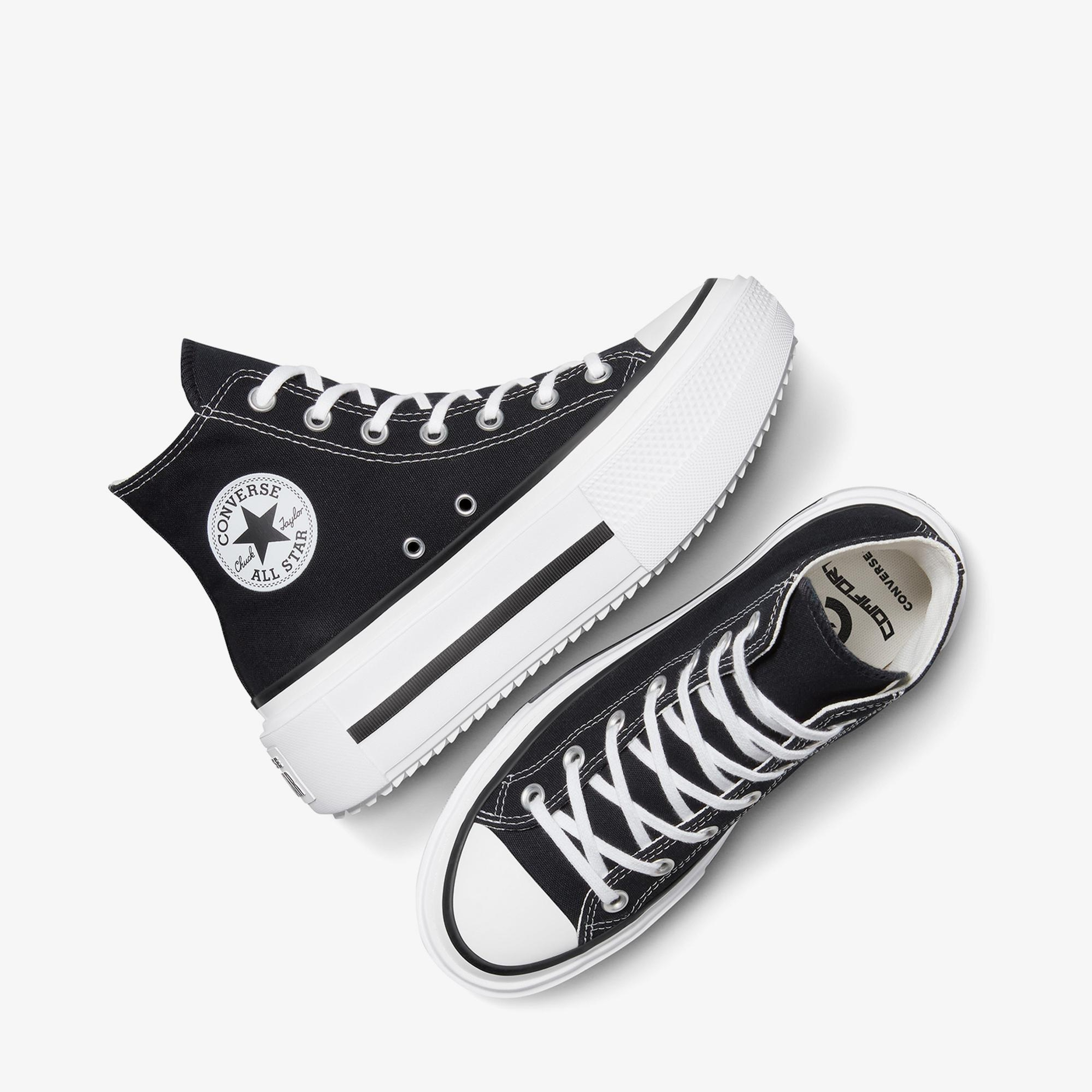 Converse Chuck Taylor All Star Lift Double Stack Unisex Siyah Sneaker