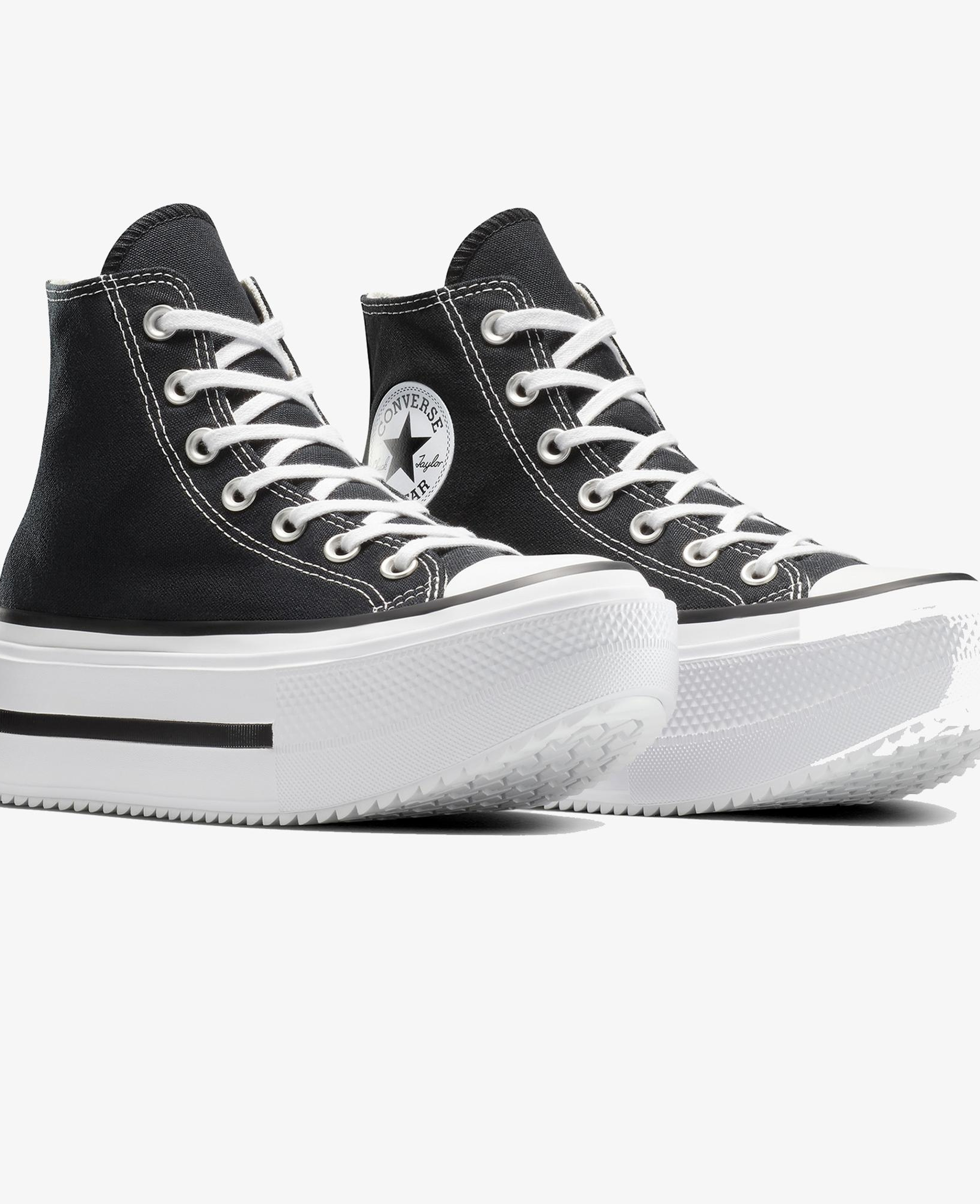 Converse Chuck Taylor All Star Lift Double Stack Unisex Siyah Sneaker