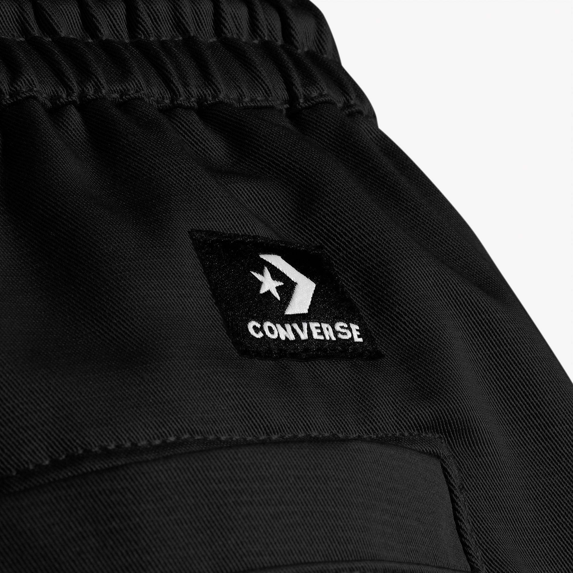 Converse Erkek Baskılı Siyah Pantolon