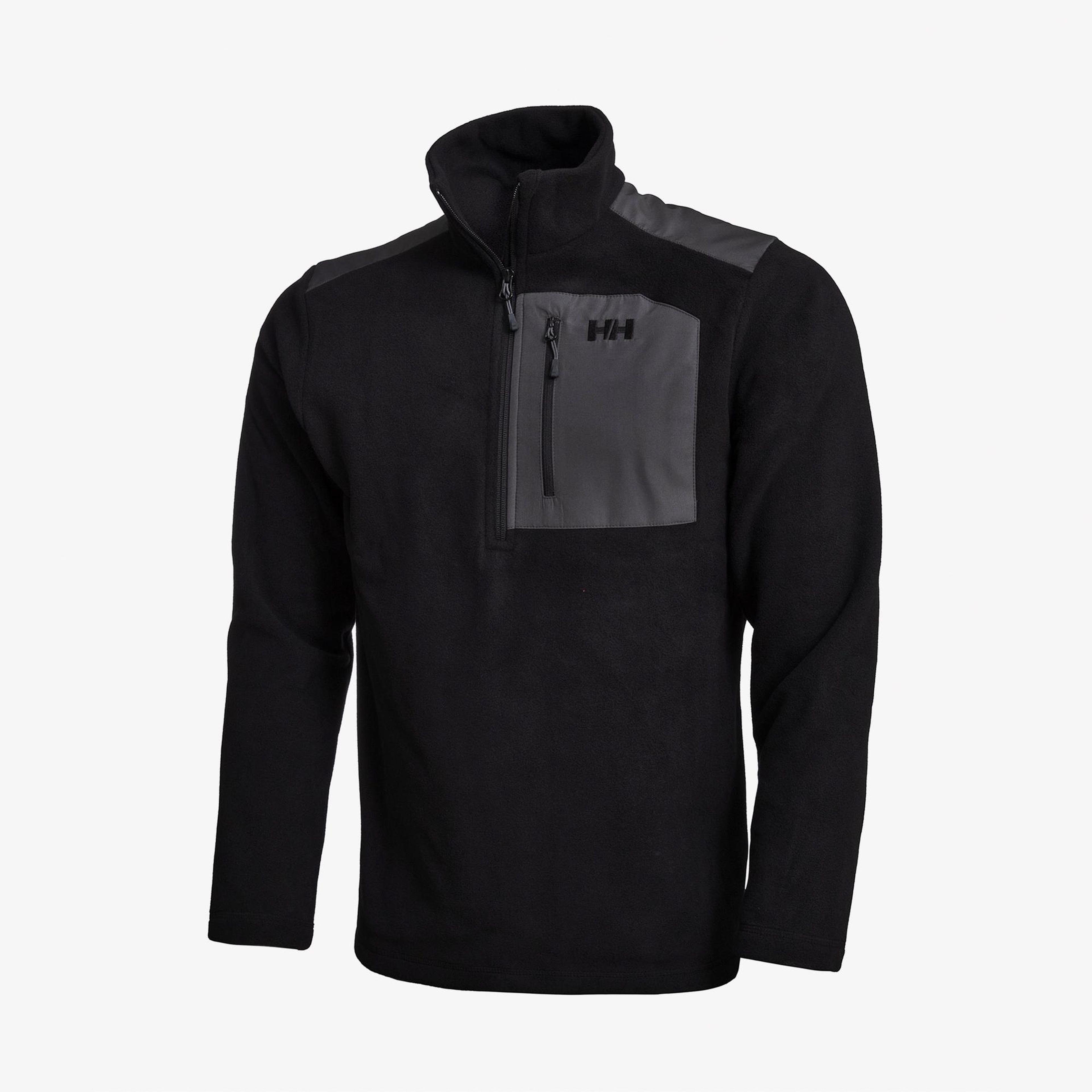 Helly Hansen Block Halfzip Polar Erkek Siyah Sweatshirt