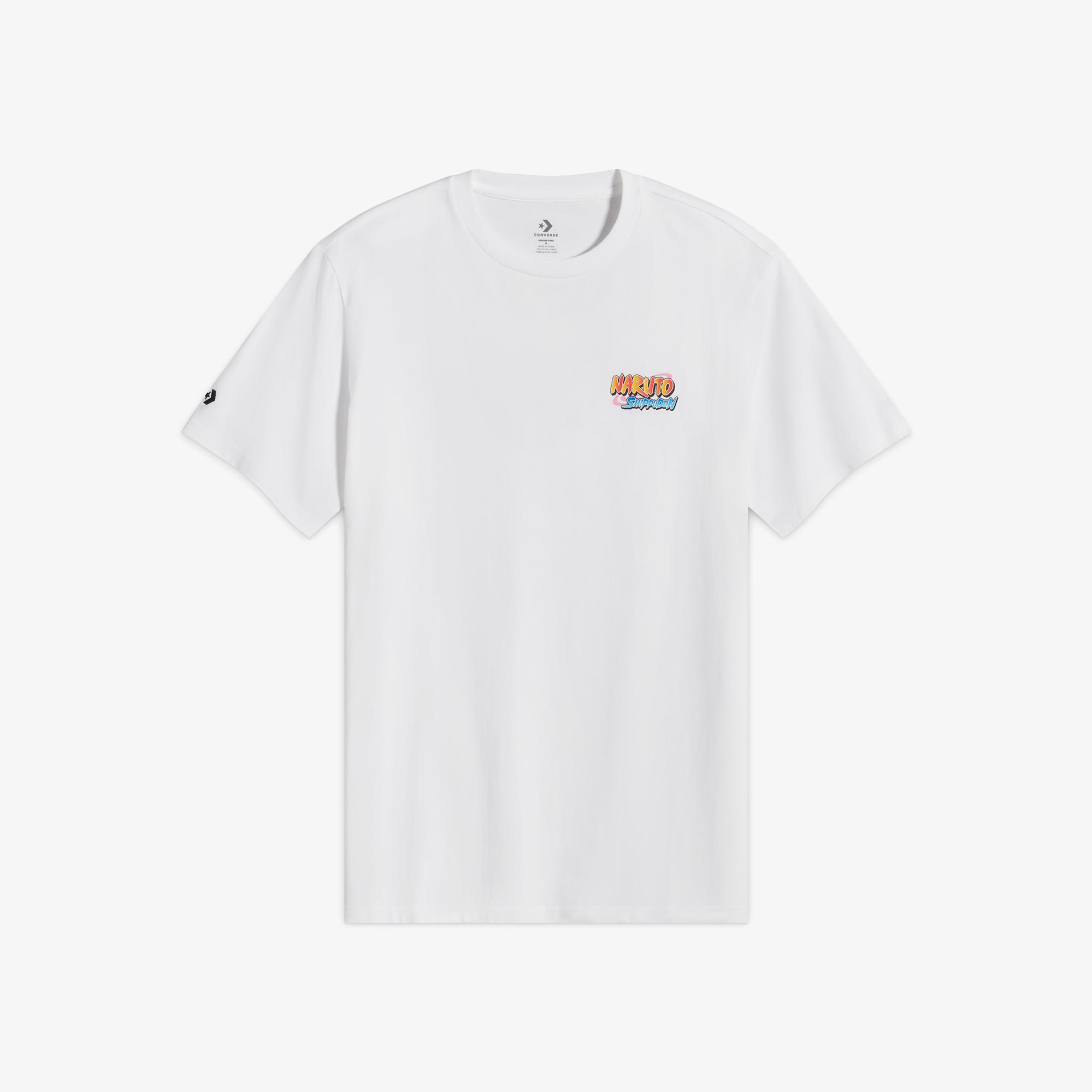 Converse x Naruto Unisex Beyaz T-Shirt