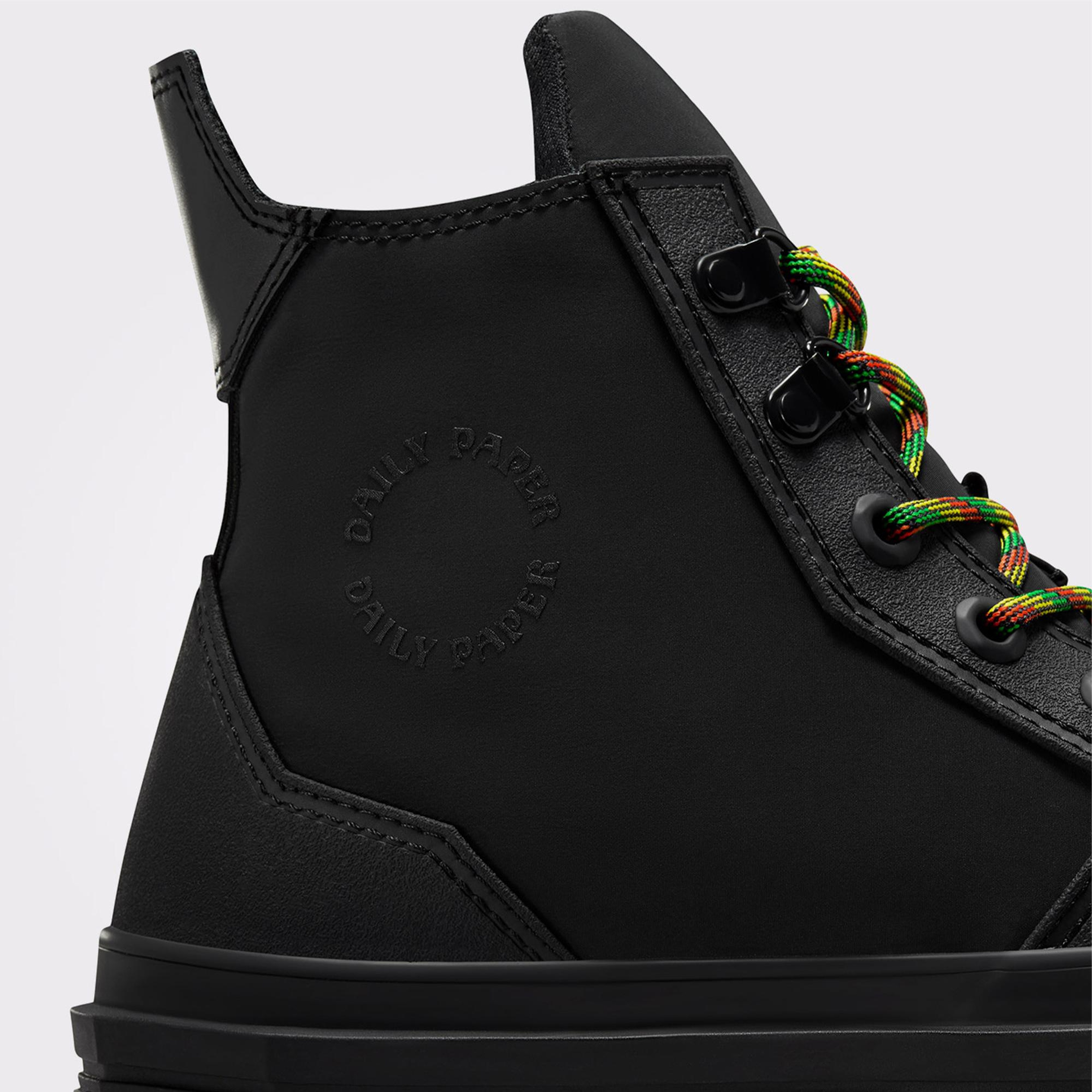 Converse x Daily Paper Chuck 70 De Luxe Squared Unisex Siyah Platform Sneaker