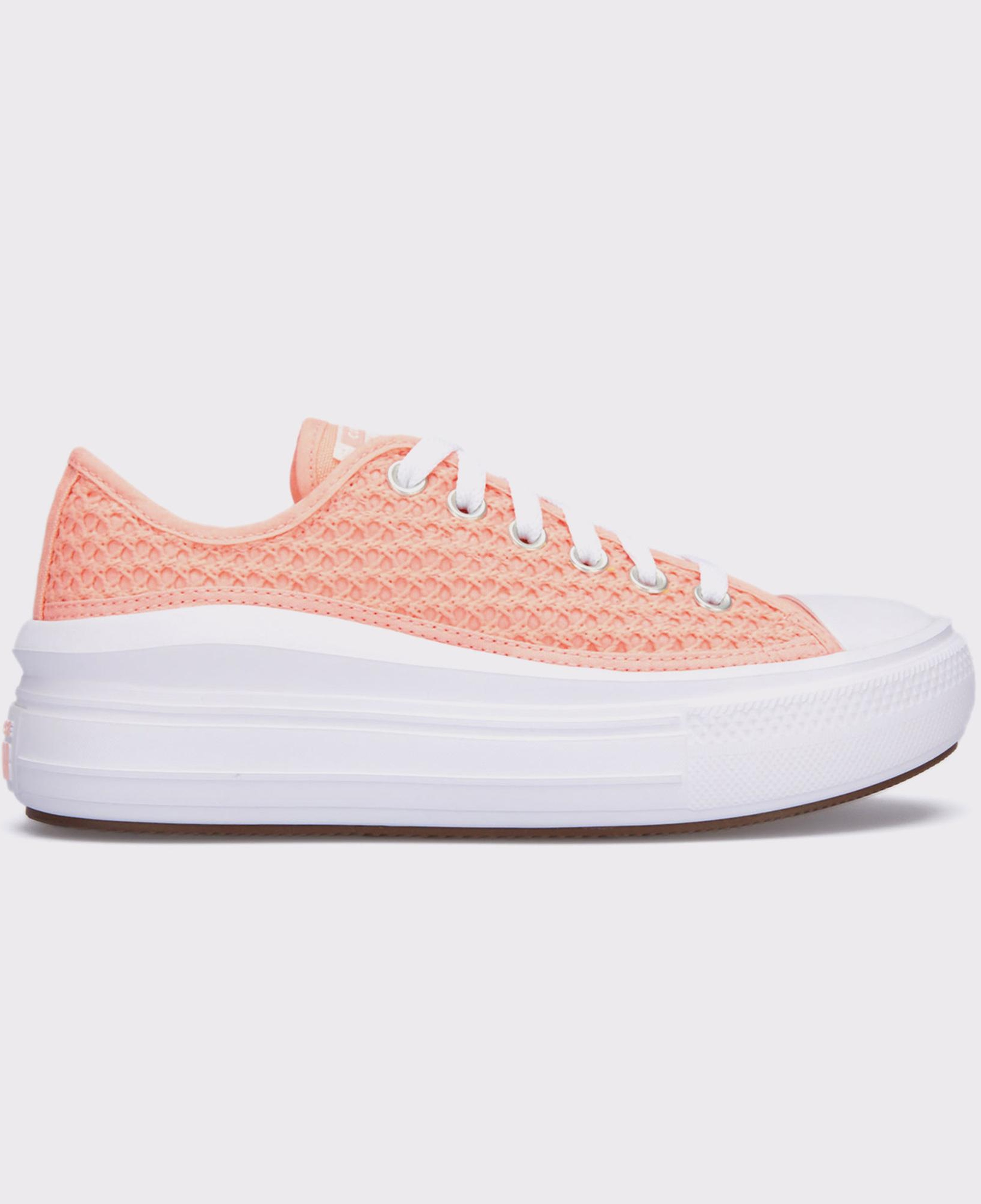 Converse Chuck Taylor All Star Move Genç Pembe Platform Sneaker