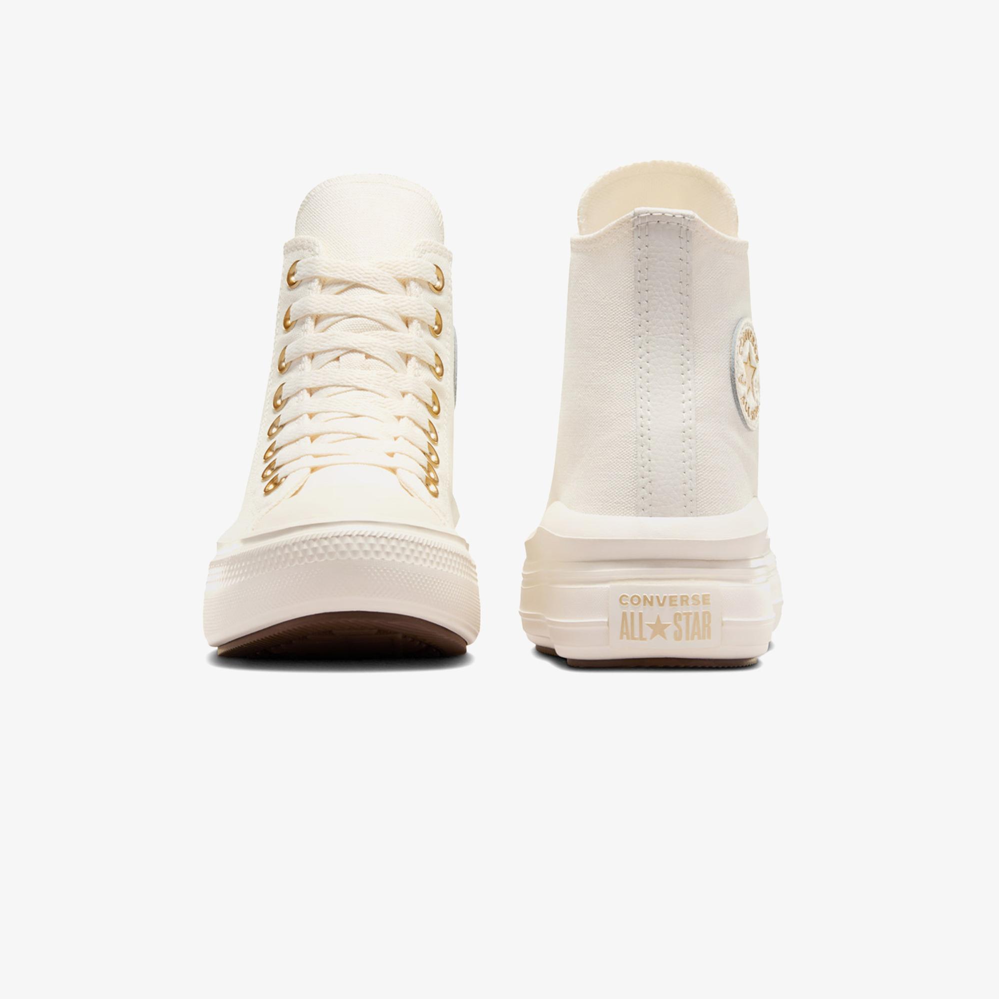 Converse Chuck Taylor All Star Move Platform Genç Krem Sneaker