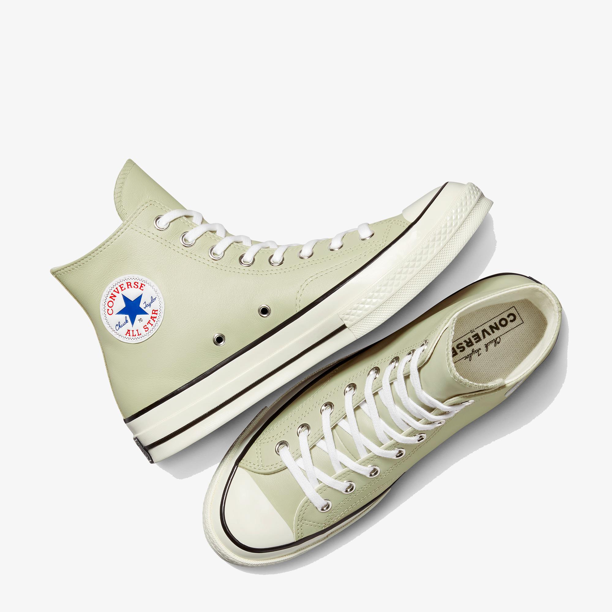 Converse Yeşil Converse Chuck 70 Unisex Deri Sneaker