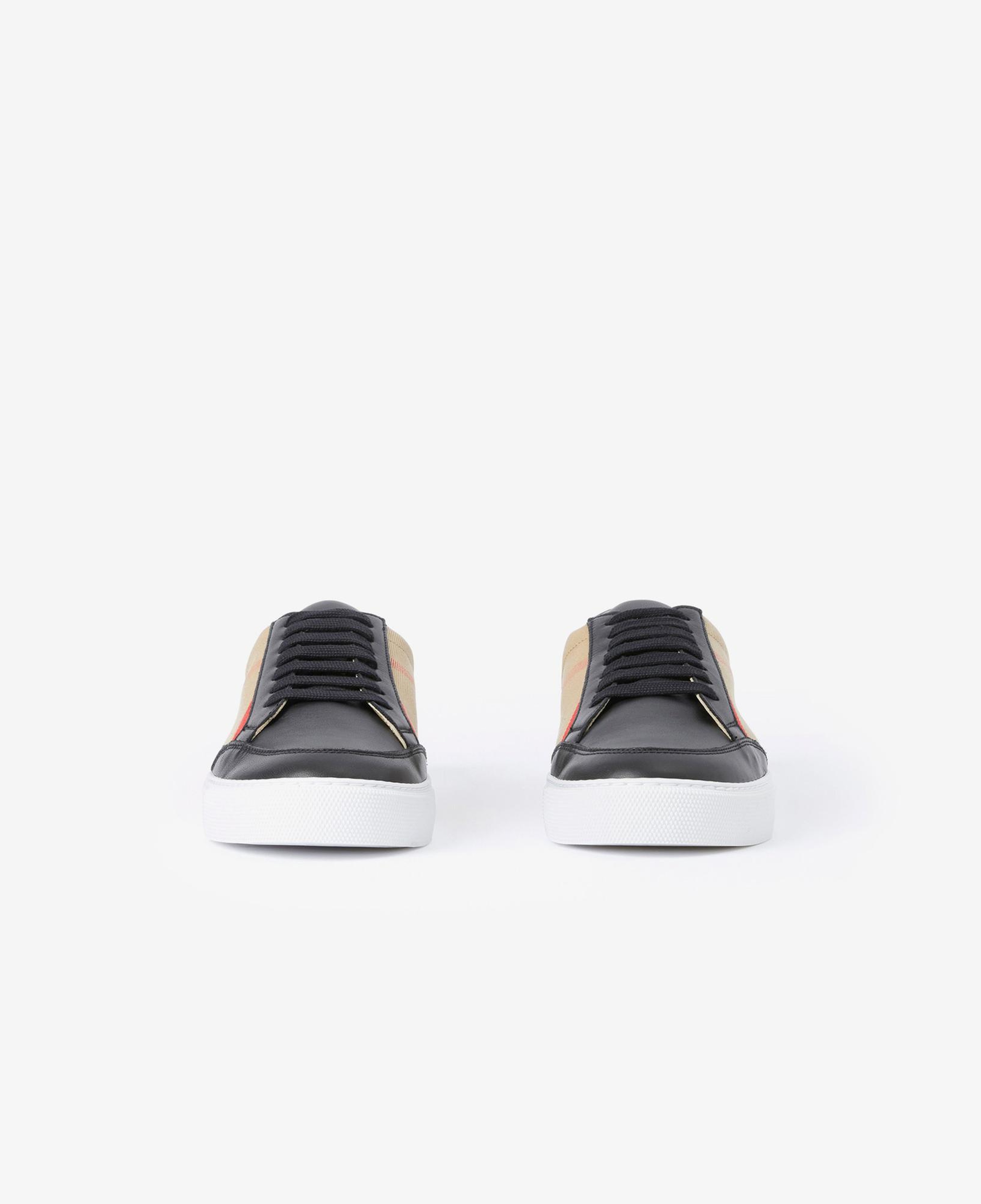 Burberry House Check and Leather Kadın Siyah Sneaker