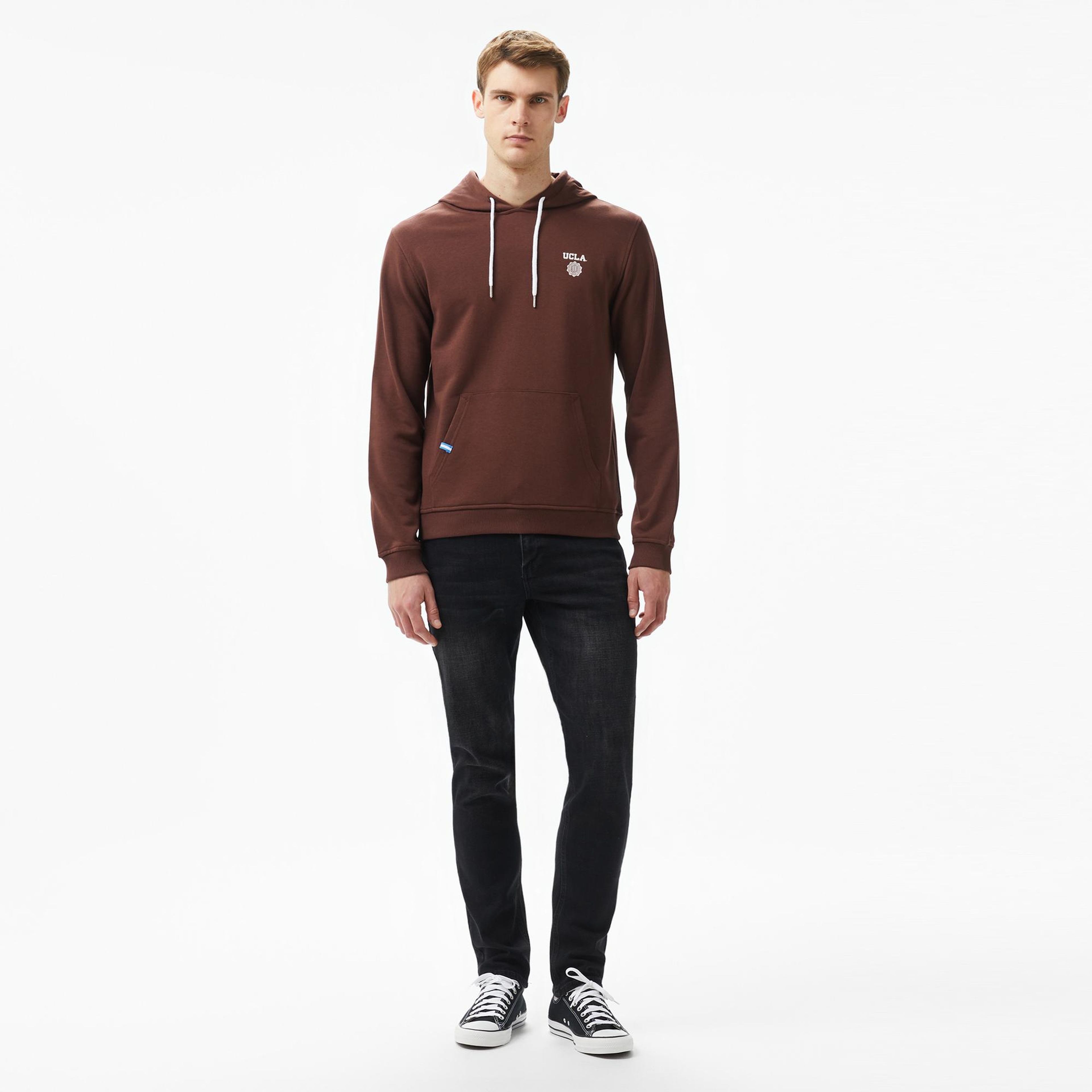 Ucla Nevada Unisex Pembe Sweatshirt