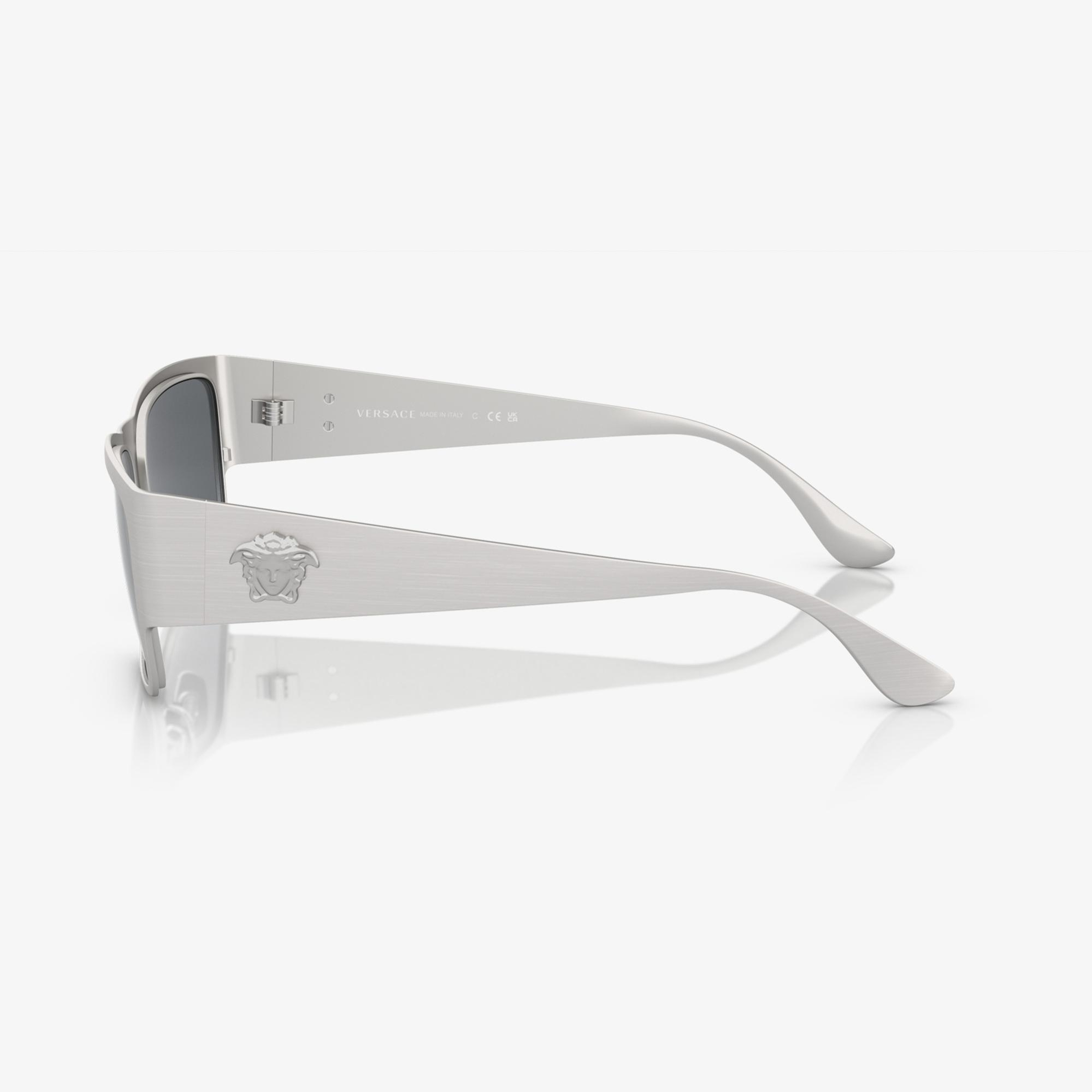 VERSACE 0VE2262 Erkek Gümüş Güneş Gözlüğü