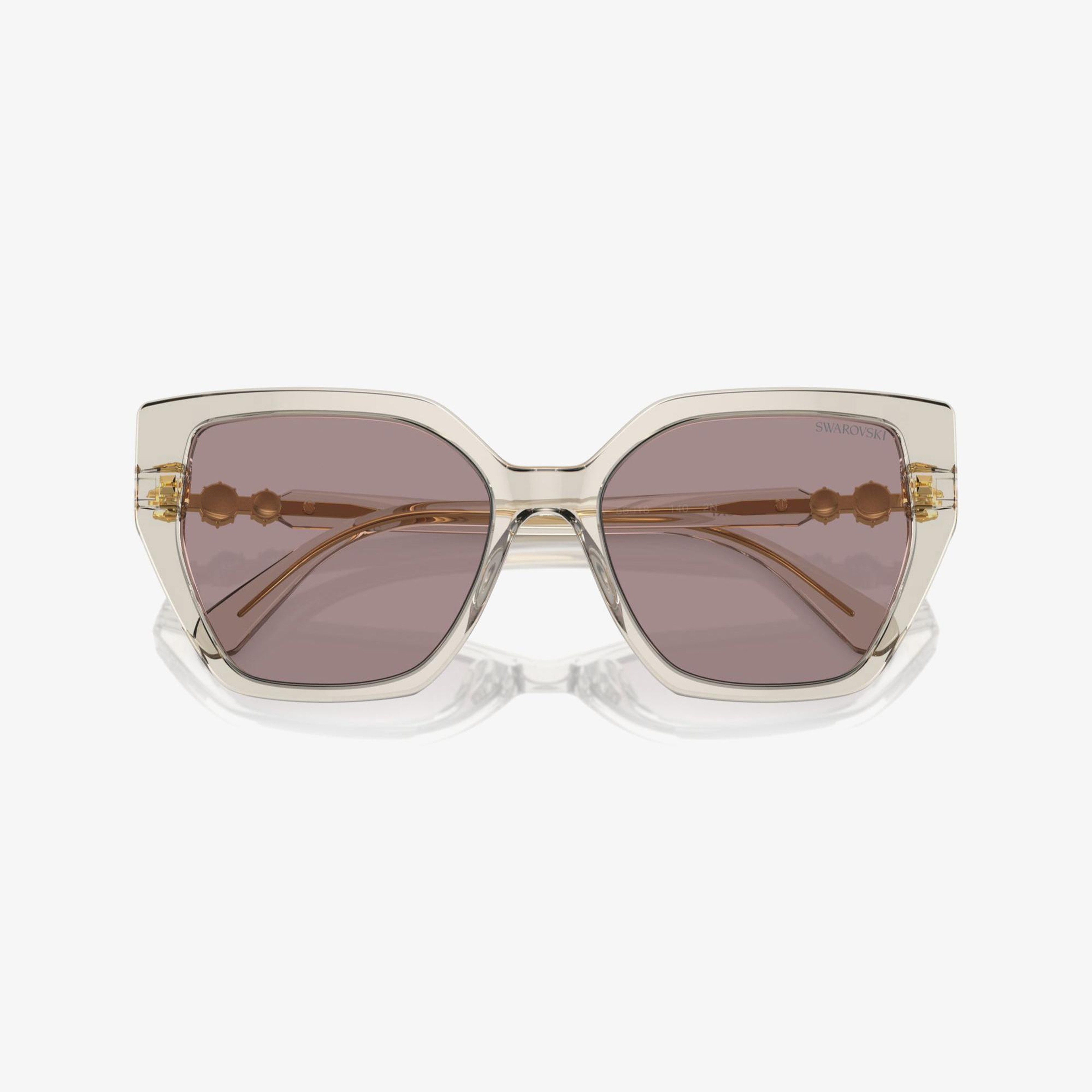 Swarovski Sk616 Kadın Bej Güneş Gözlüğü