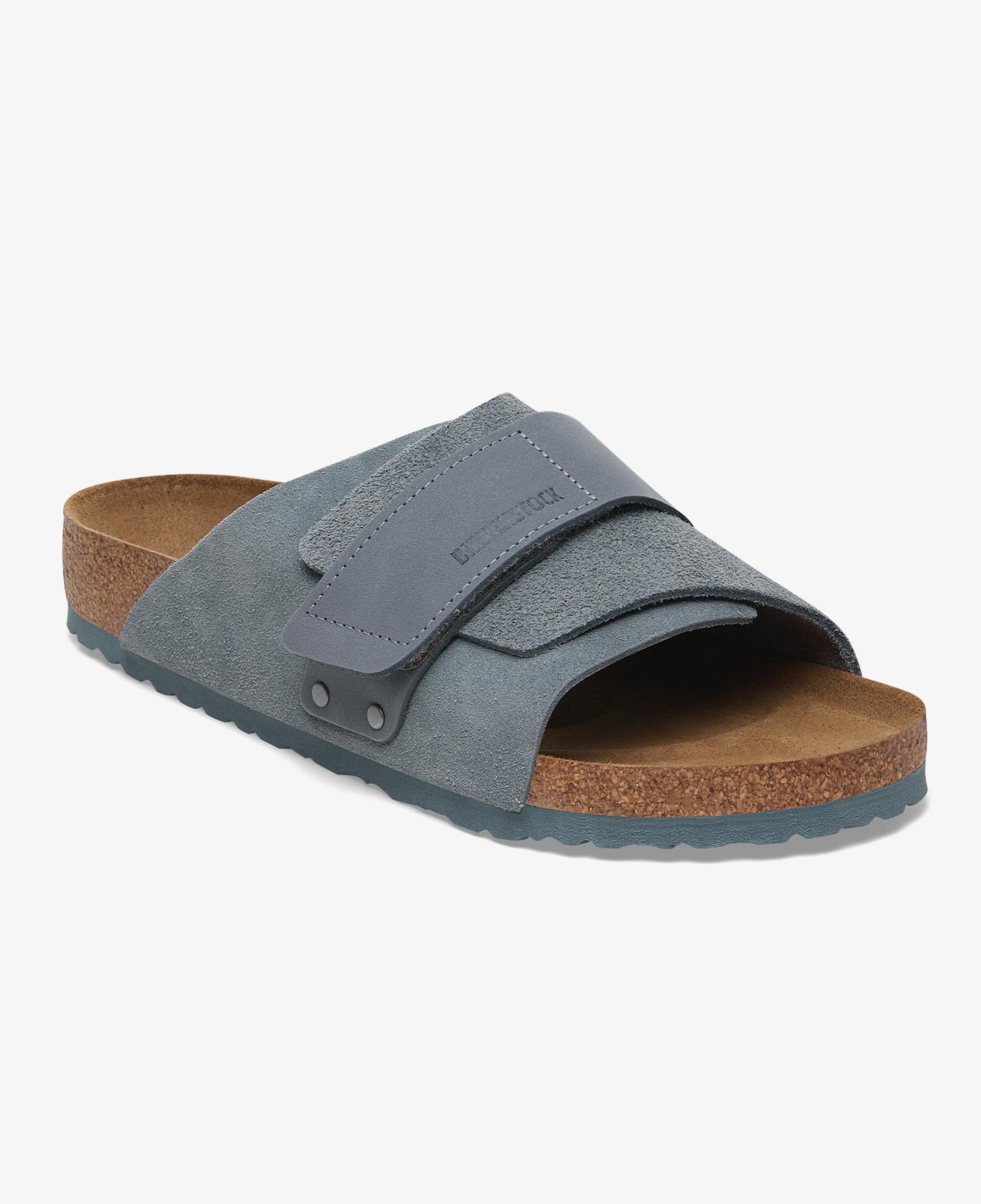 Birkenstock Kyoto Vl Nu Erkek Gri Terlik