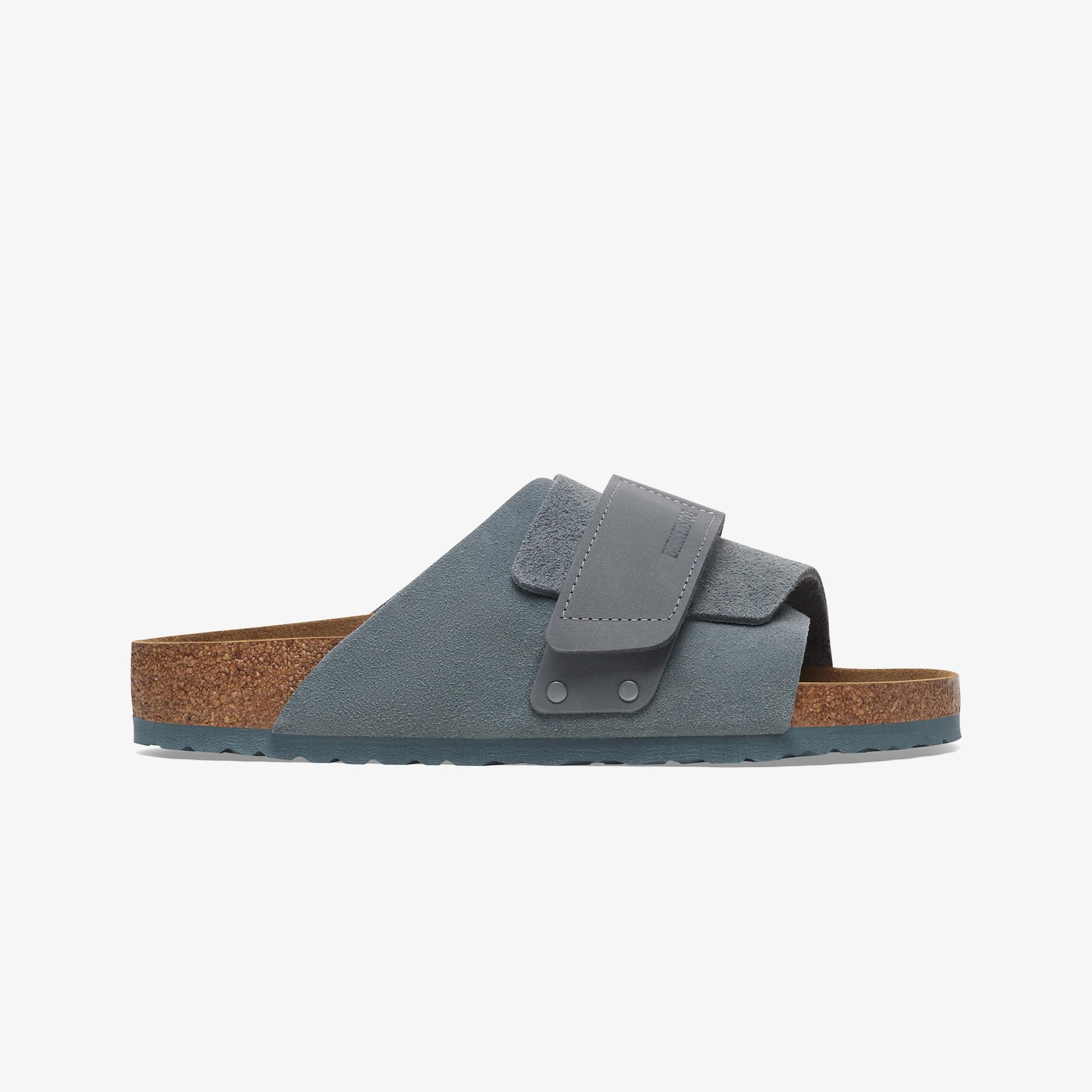 Birkenstock Kyoto Vl Nu Erkek Gri Terlik