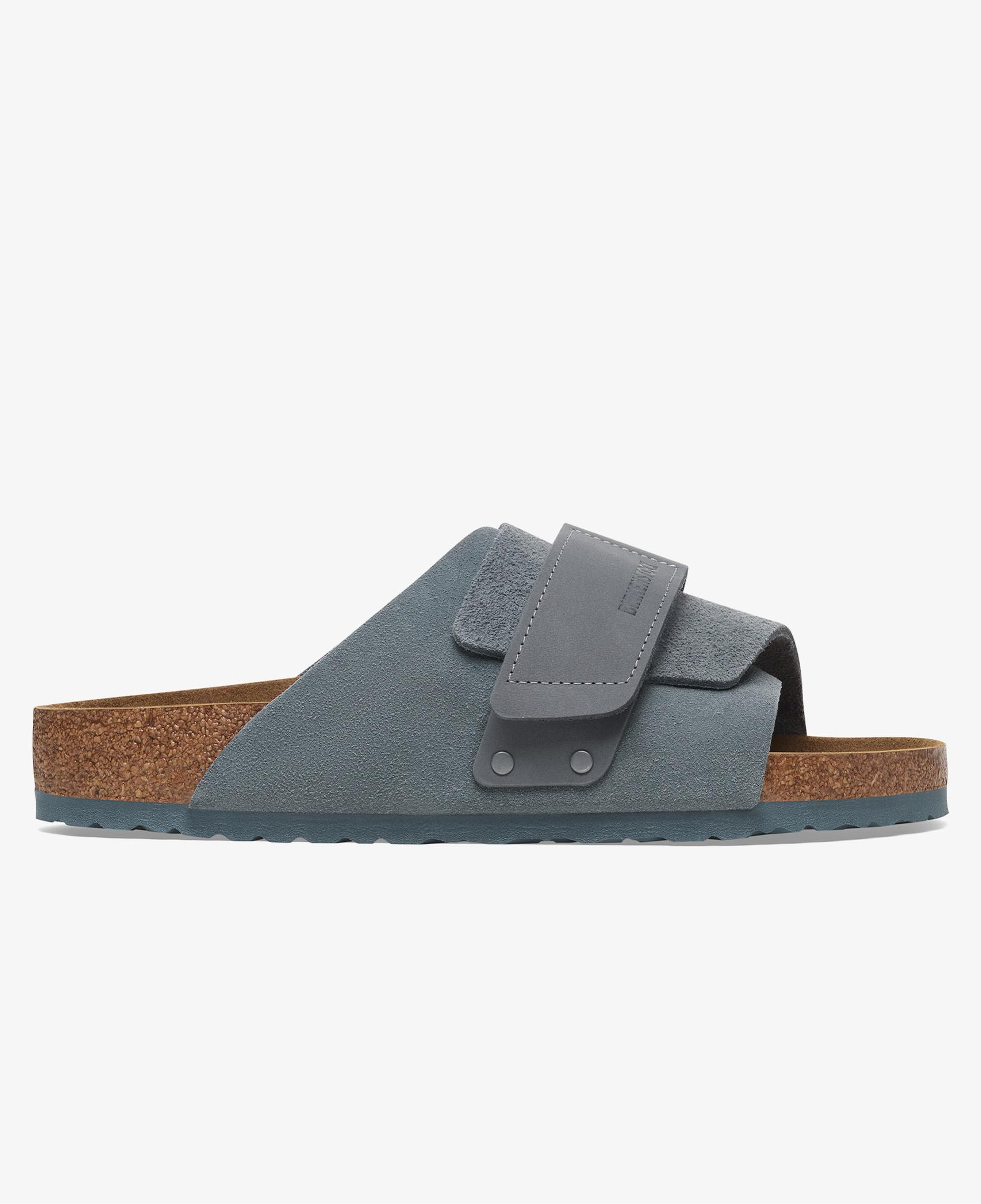 Birkenstock Kyoto Vl Nu Erkek Gri Terlik