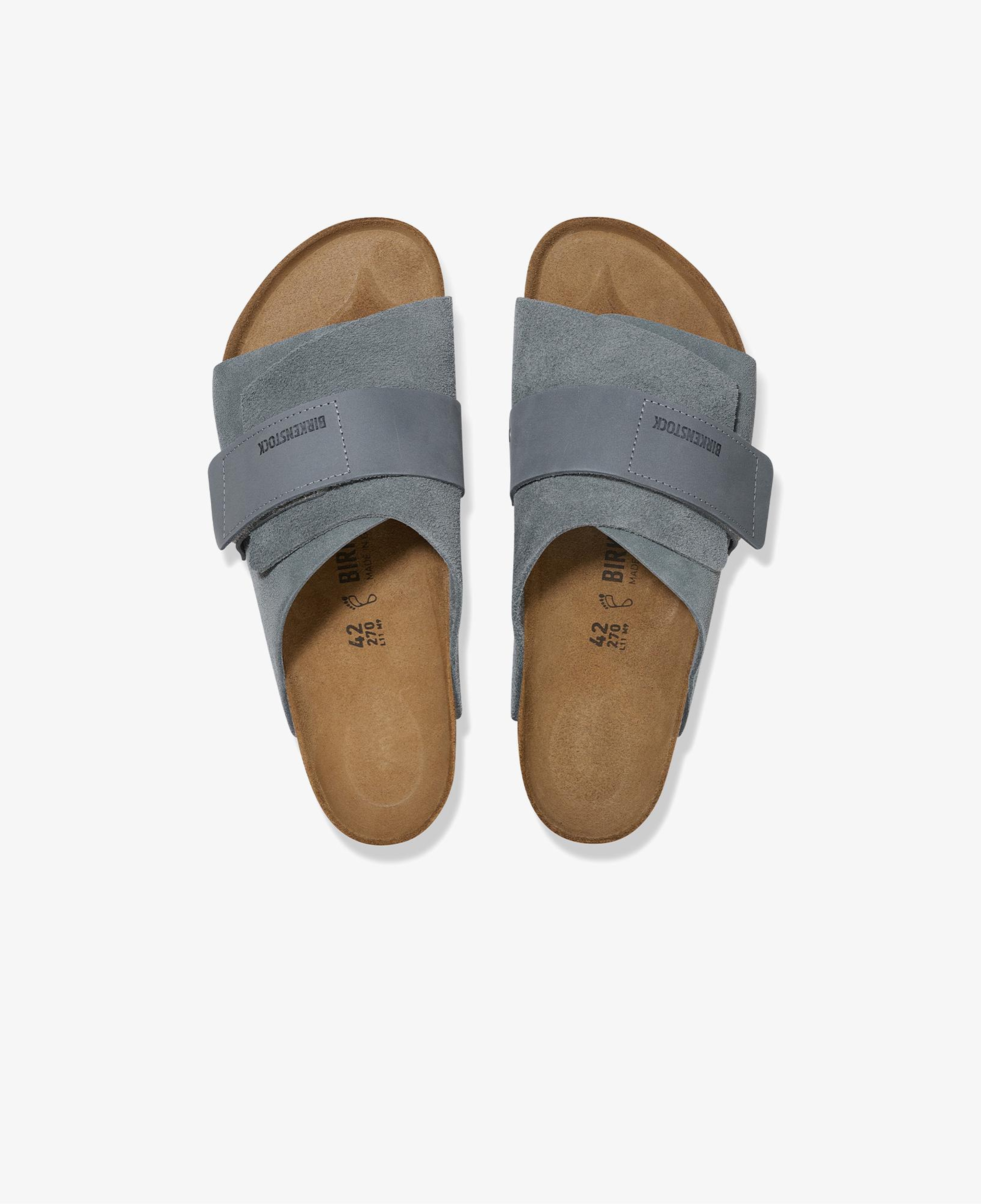 Birkenstock Kyoto Vl Nu Erkek Gri Terlik