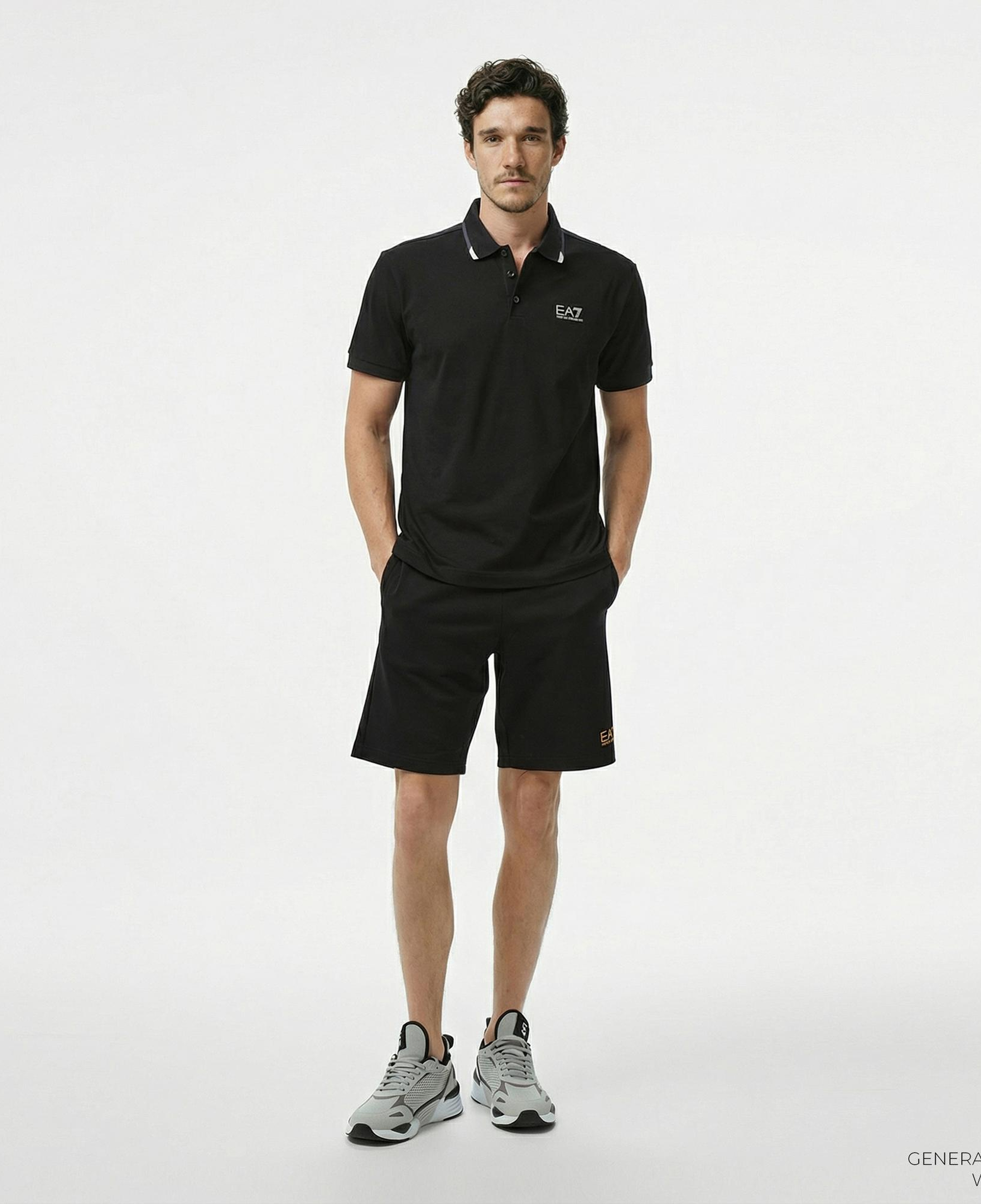 Ea7 Erkek Siyah Şort