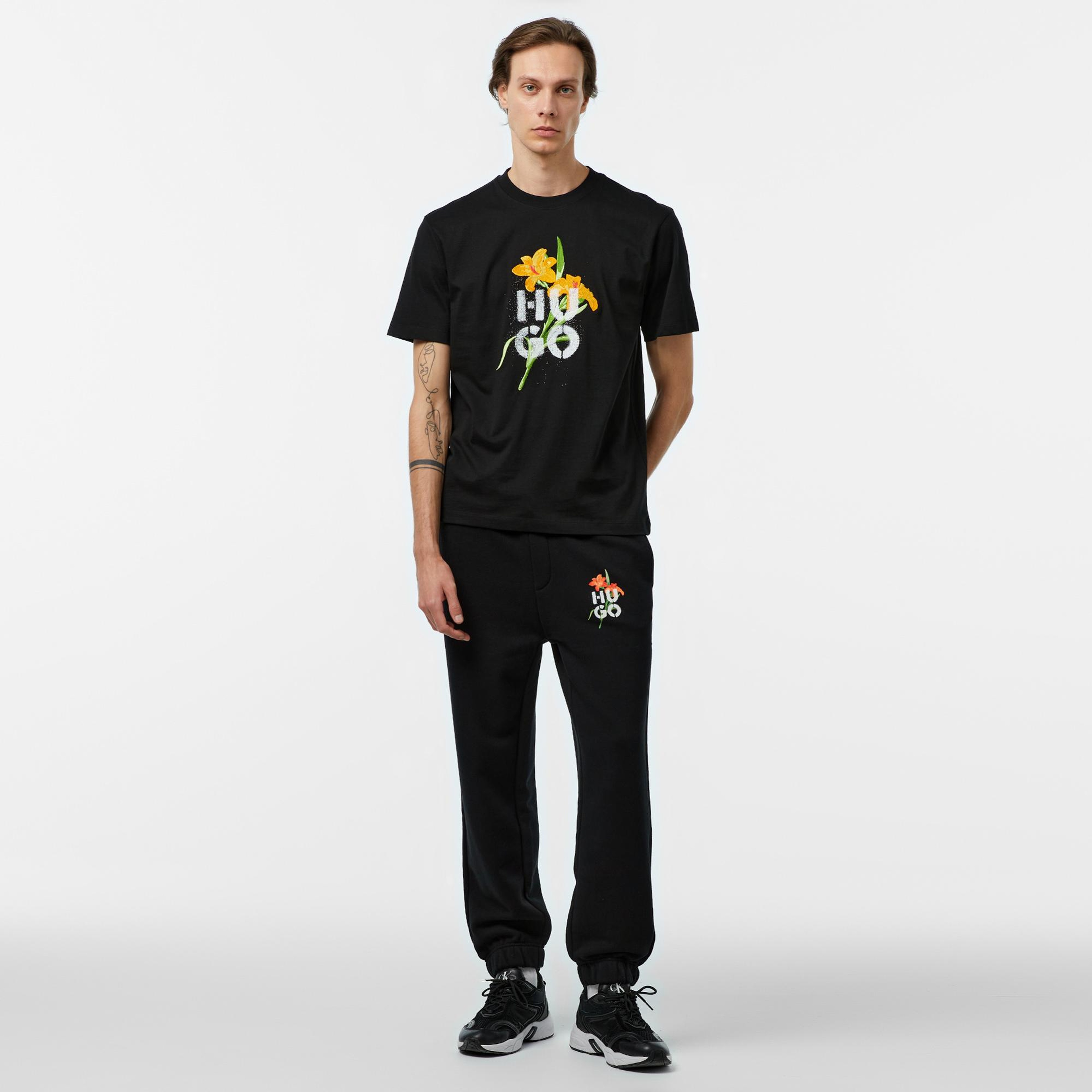 Hugo Diblossytro Erkek Siyah Eşofman Altı