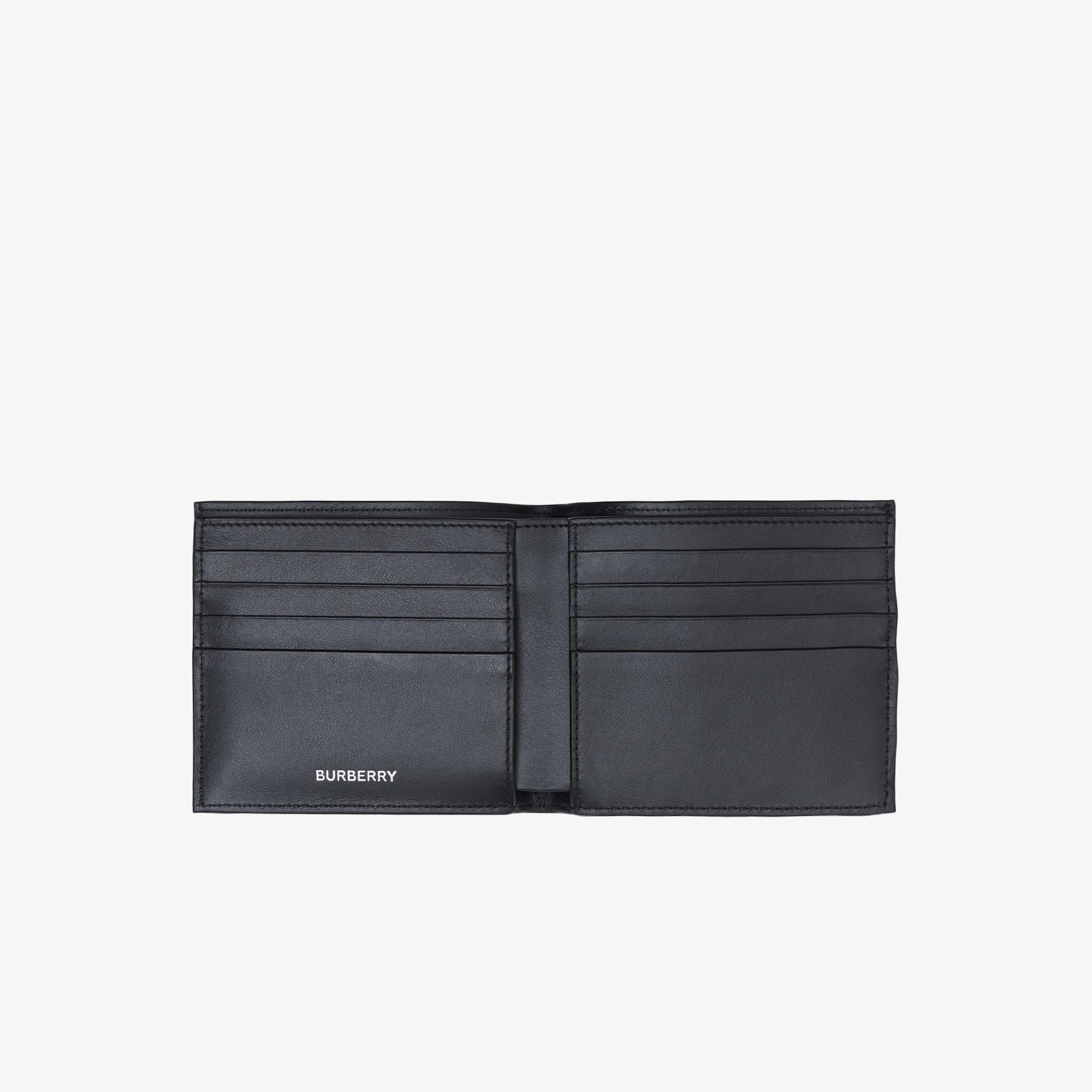 Burberry Reg Bill8 And Leather Bifold Erkek Bej Cüzdan