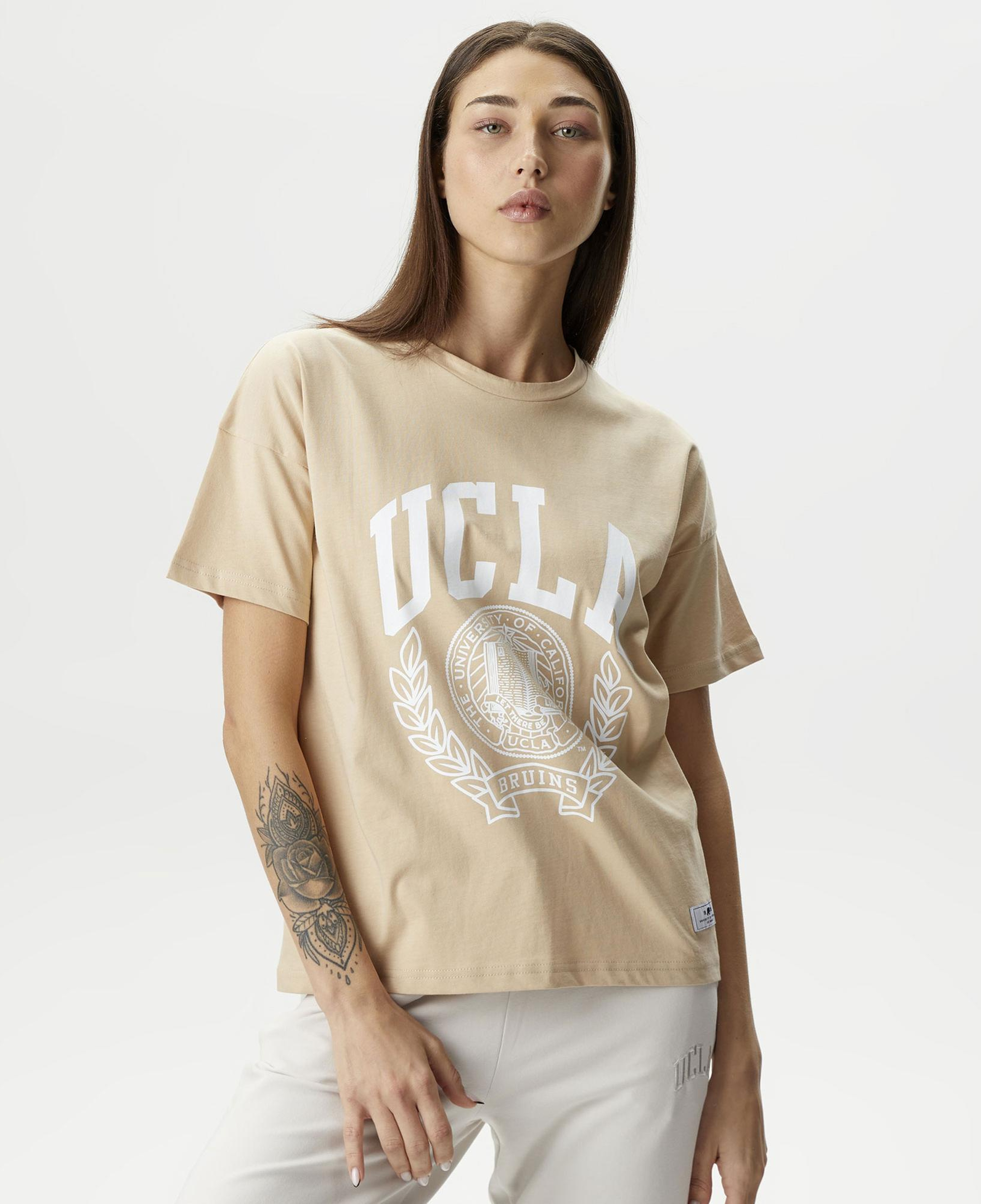 Ucla Avalon Kadın Krem Rengi T-Shirt