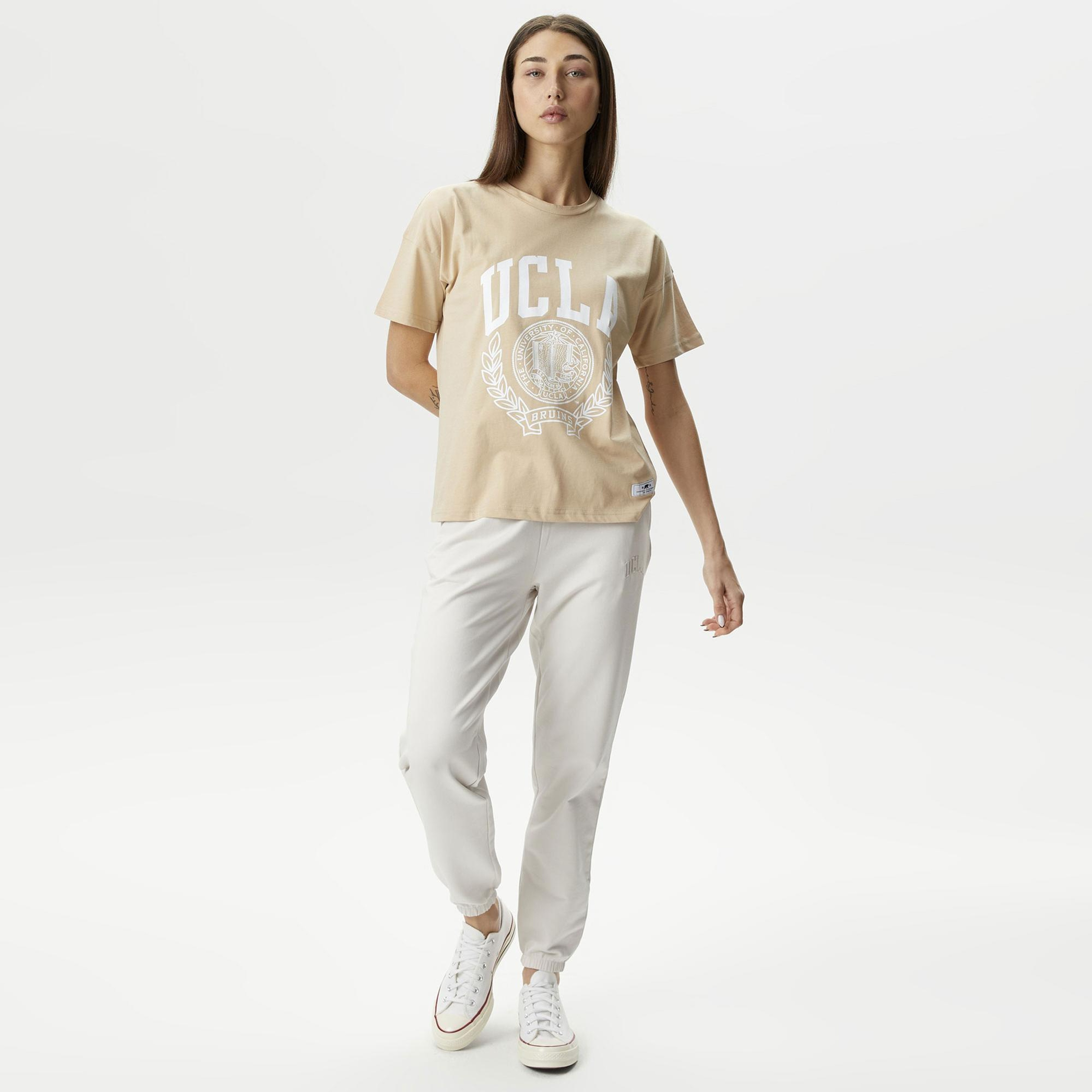 Ucla Avalon Kadın Krem Rengi T-Shirt