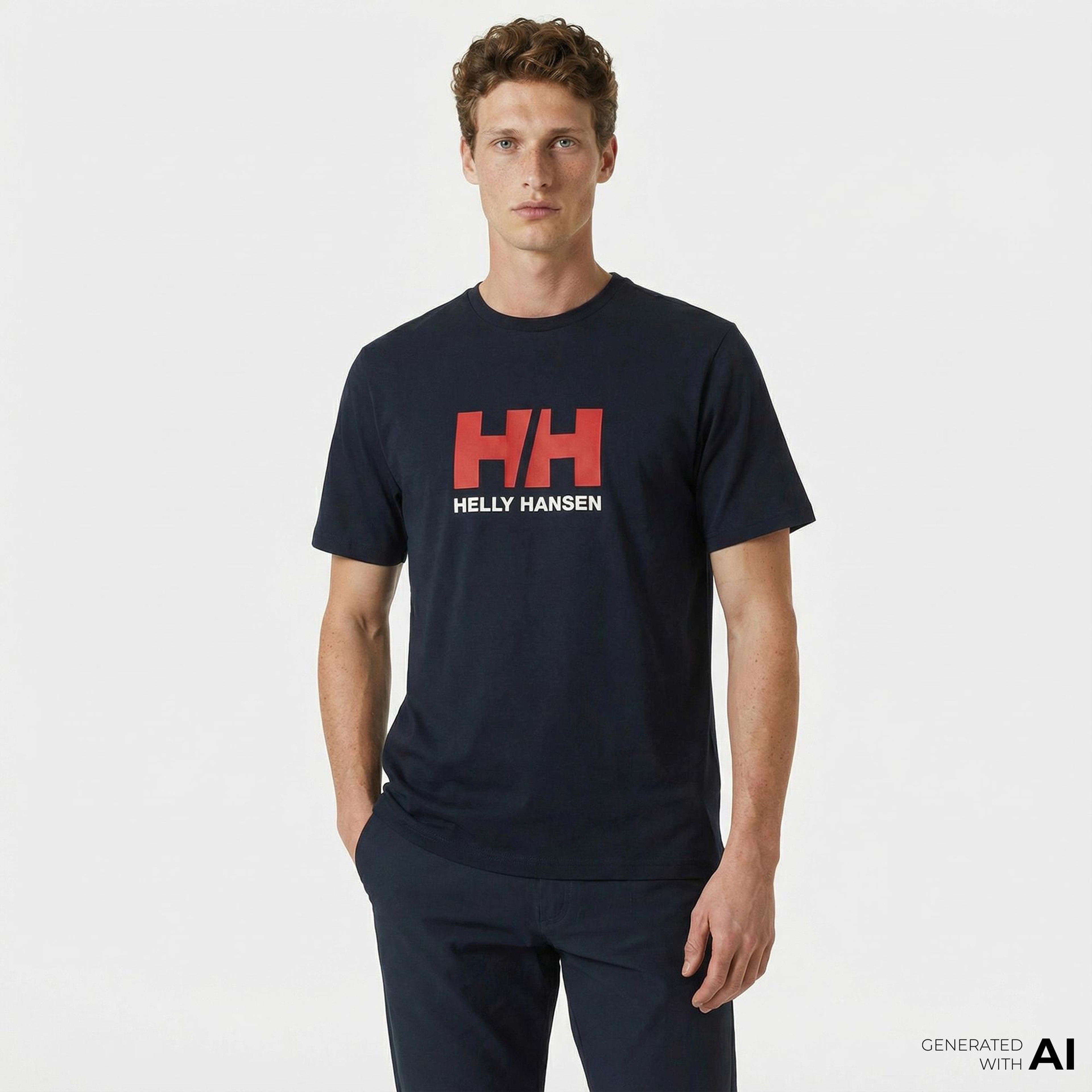 Helly Hansen Logo 3.0 Erkek Lacivert T-Shirt