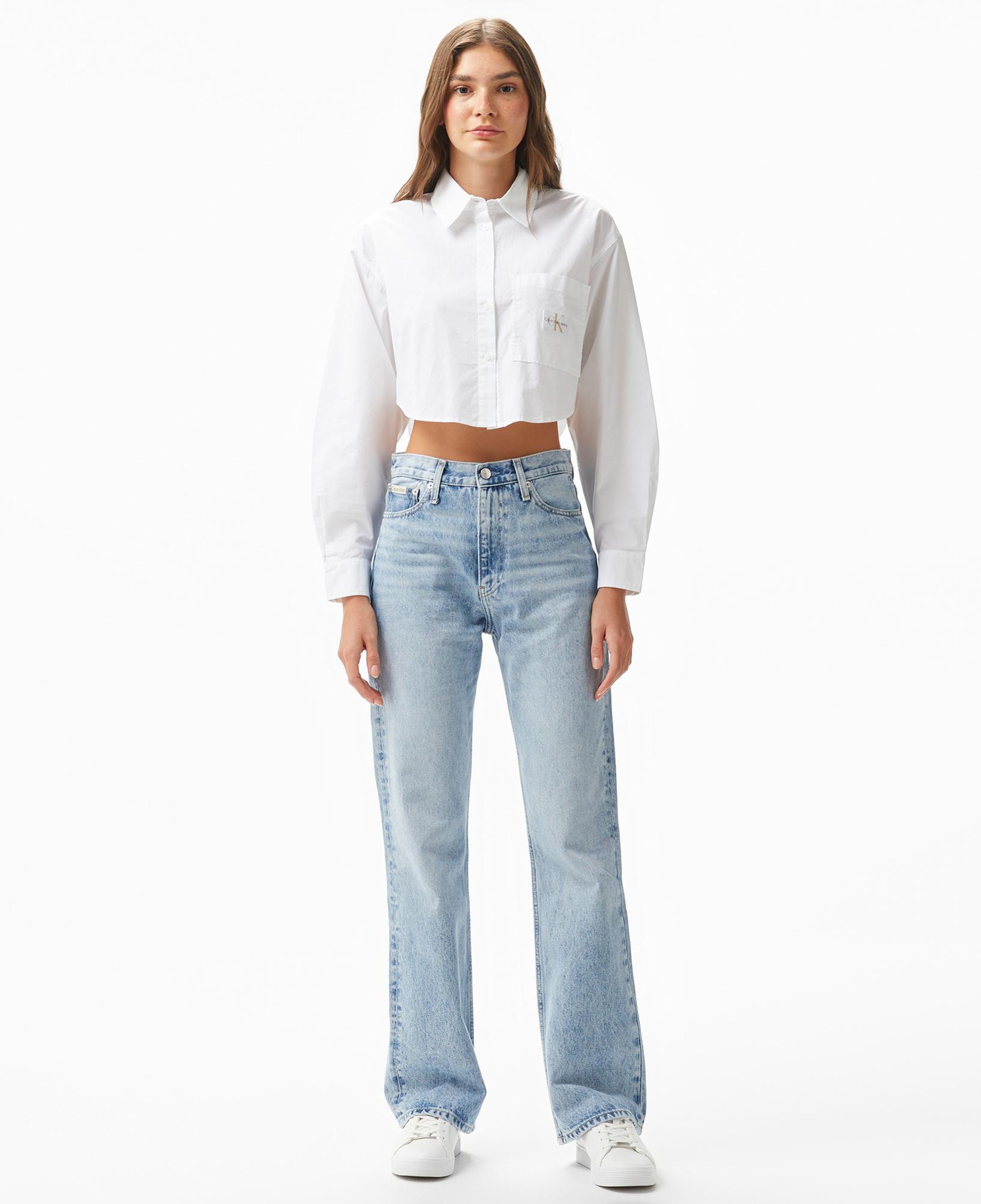 Calvin Klein Jeans Kadın Mavi Pantolon