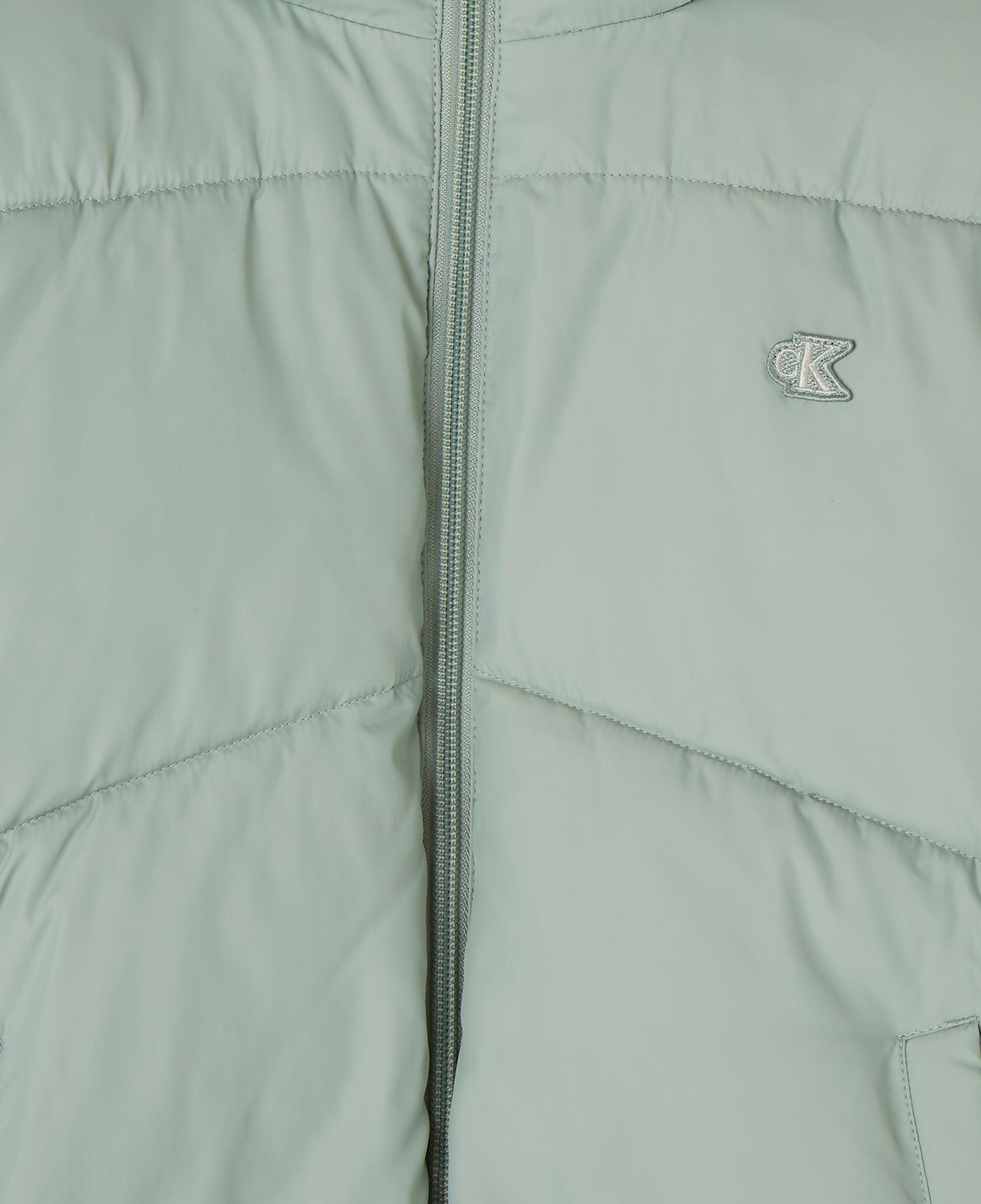 Calvin Klein Jeans Short Puffer Çocuk Yeşil Ceket