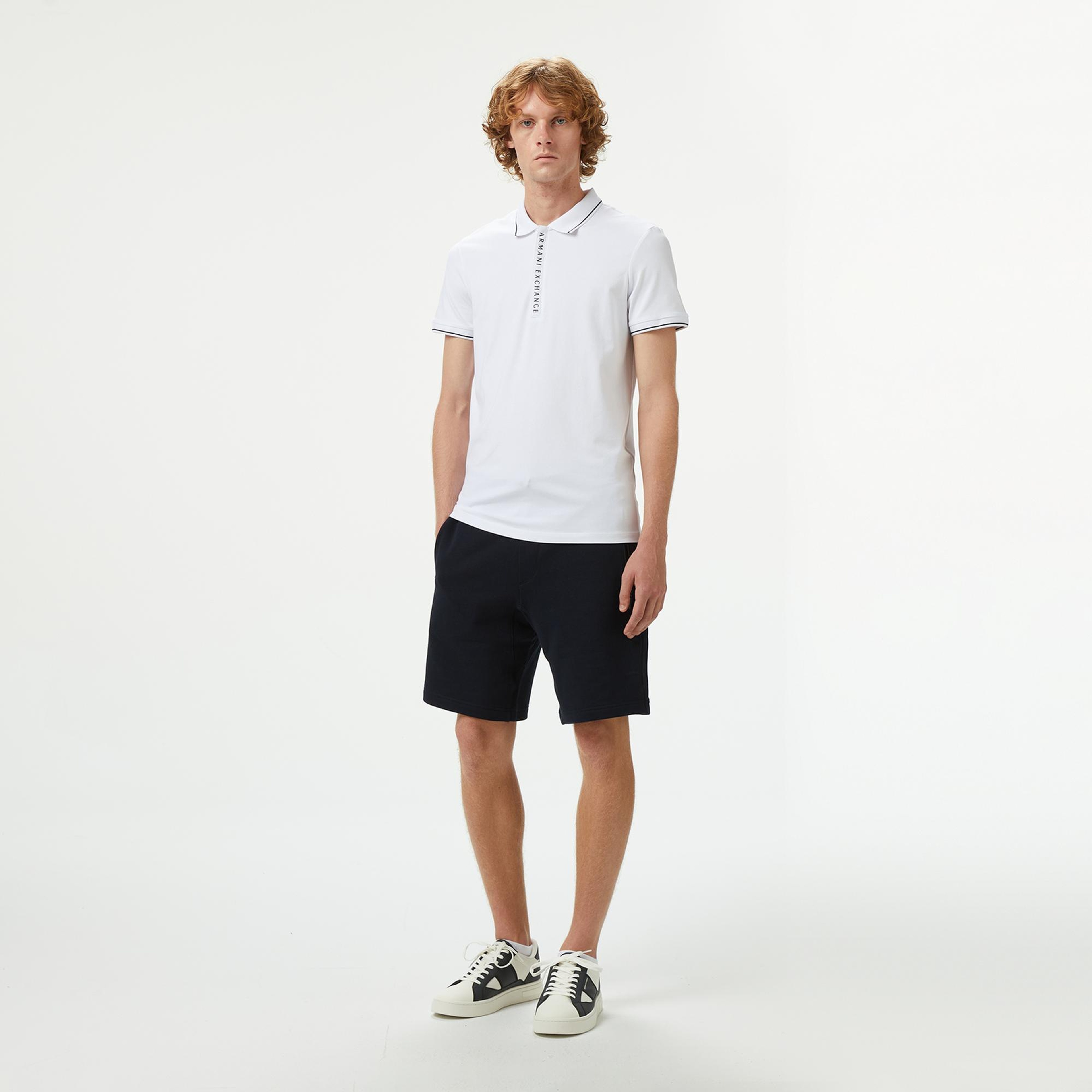 Armani Exchange Erkek Siyah Polo