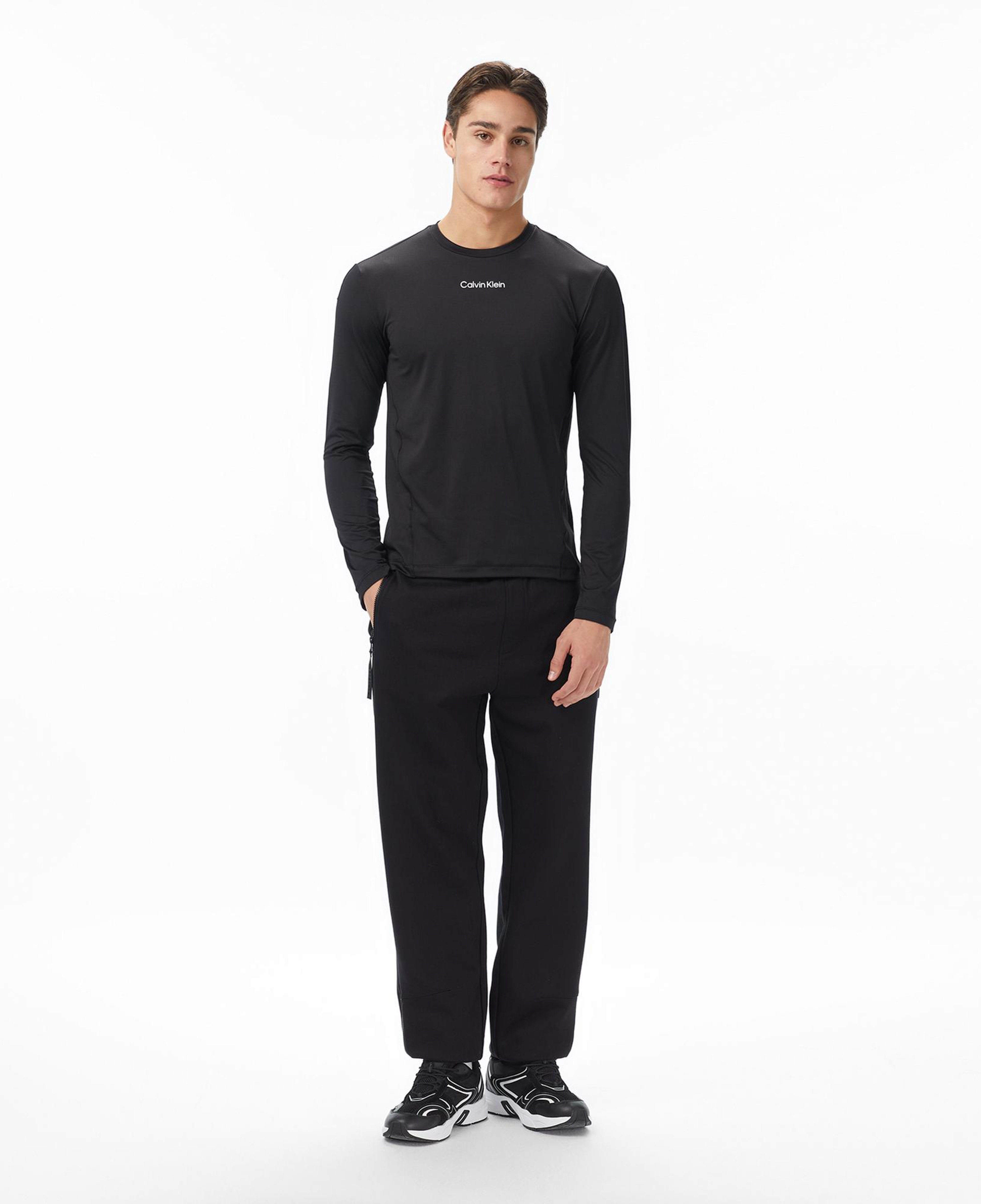 Calvin Klein Erkek Uzun Kollu Siyah T-Shirt